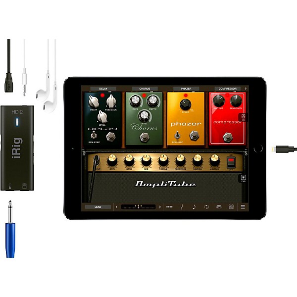 IK Multimedia iRig HD 2 Studio-Quality Guitar Interface for iOS