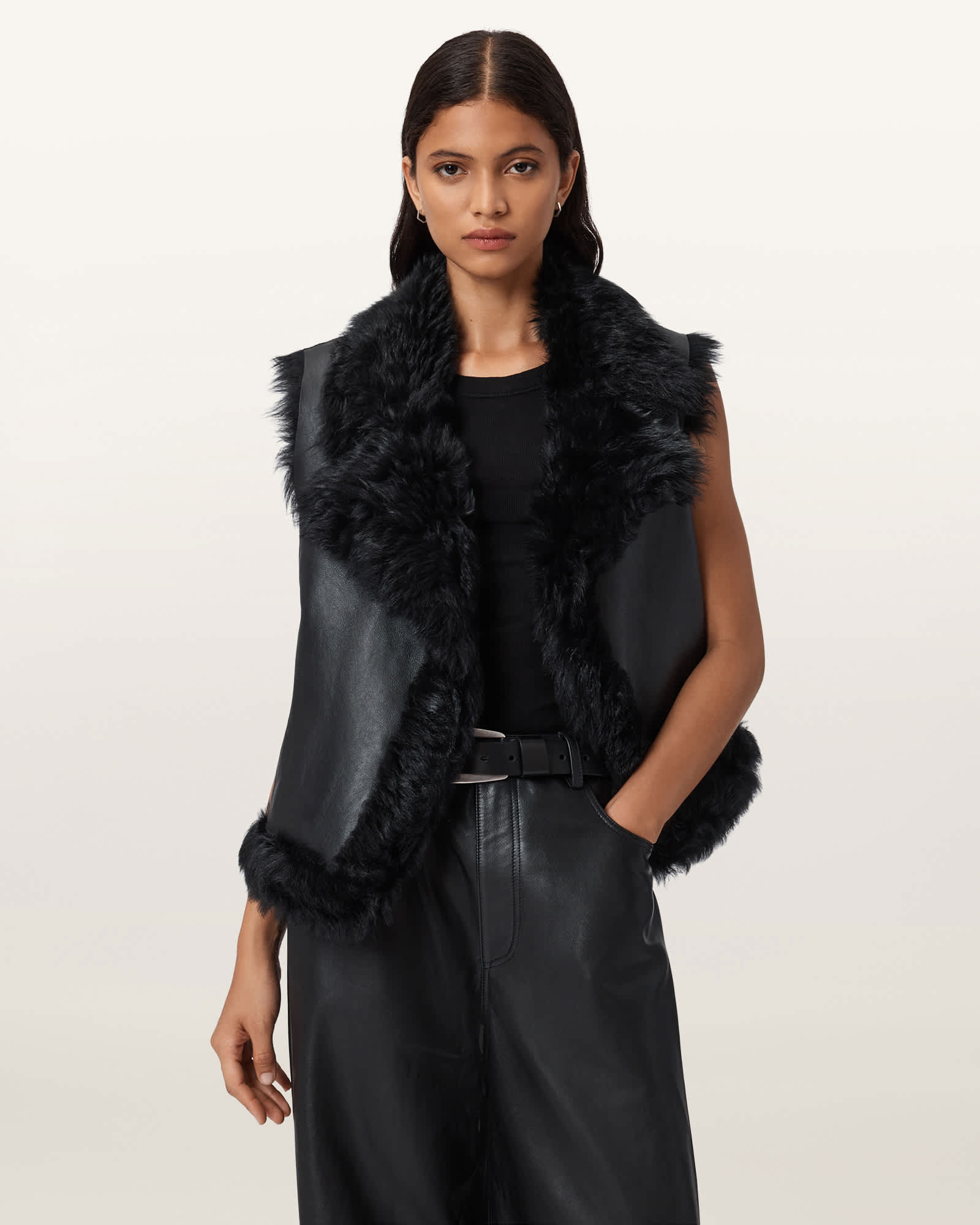 gypsohila ☆ Sucre Gilet 【BlackNavy】 Minx Black Showerproof