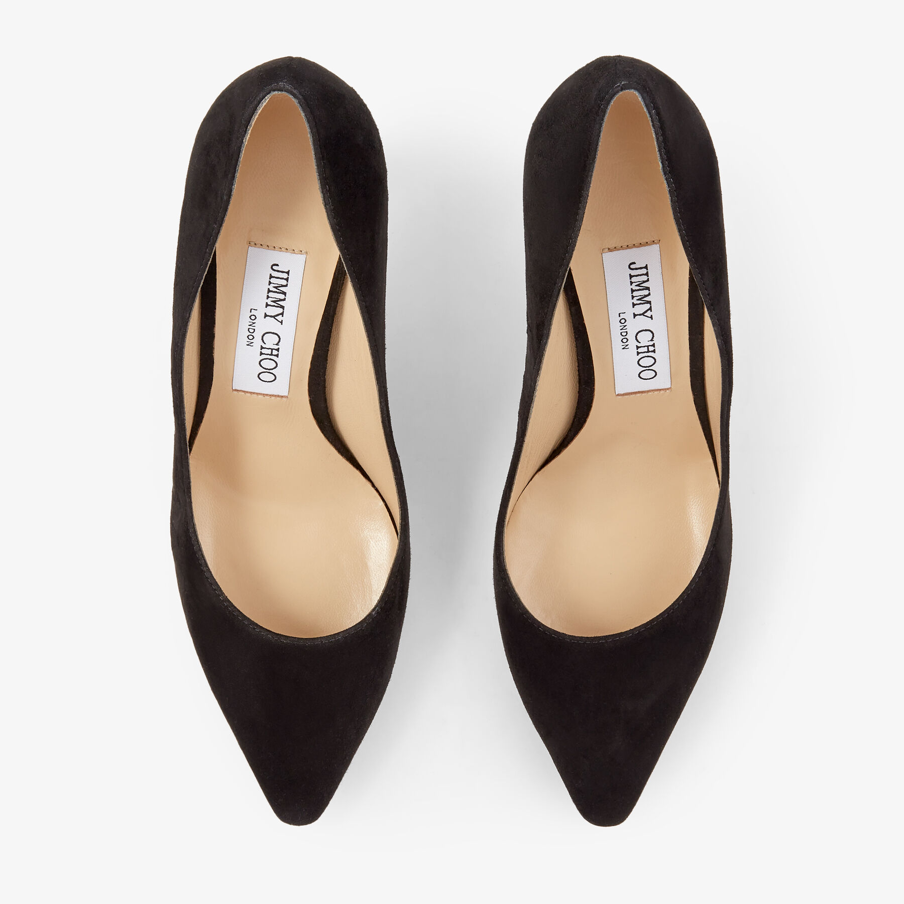 Black Suede Pointed Pumps | Romy 85 | Autumn Winter 16 | JIMMY CHOO