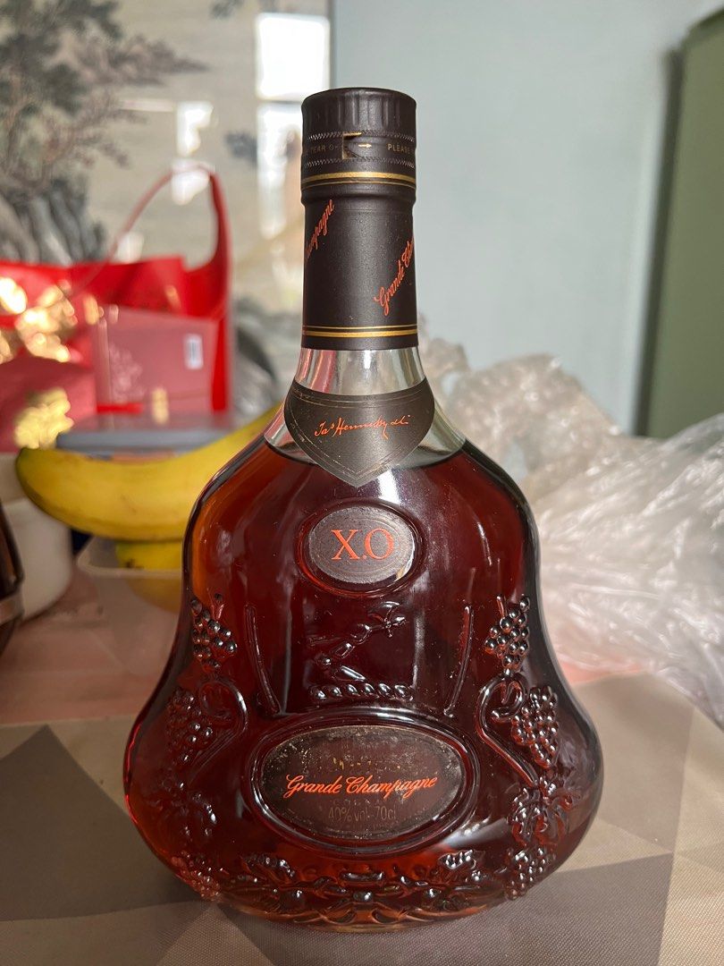 洋酒 Hennessy XO クリアボトル 金キャップ 最安値，定番 1円