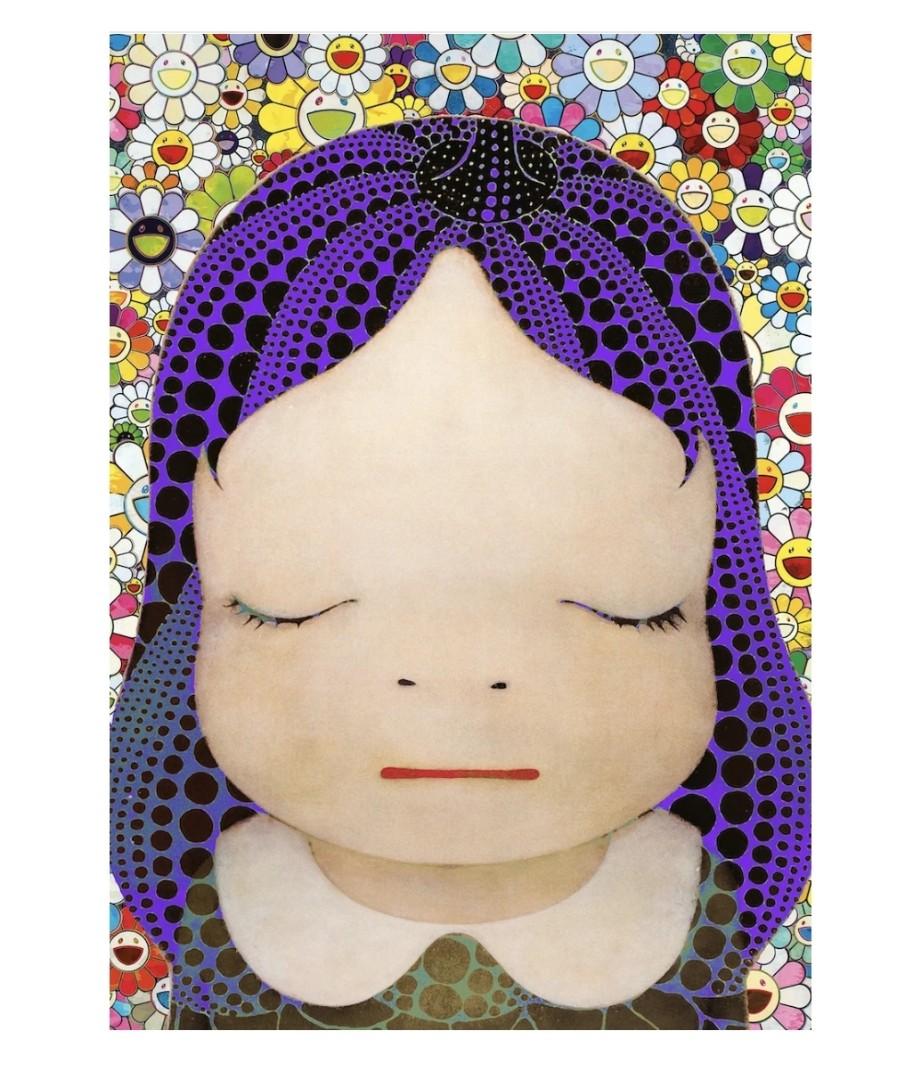 預訂] 村上隆太陽花奈良美智草間彌生DEATH NYC 潮流藝術畫Pop art