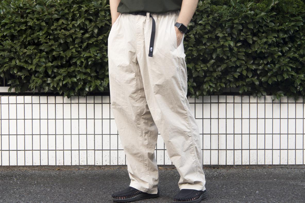 THE NORTH FACEの「ドライな肌触りのカーゴパンツ」は、3シーズン活躍