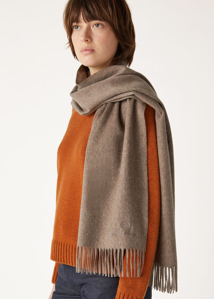 Grande Unita Scarf Cashmere Rustic Amber | Scarves Loro Piana AT