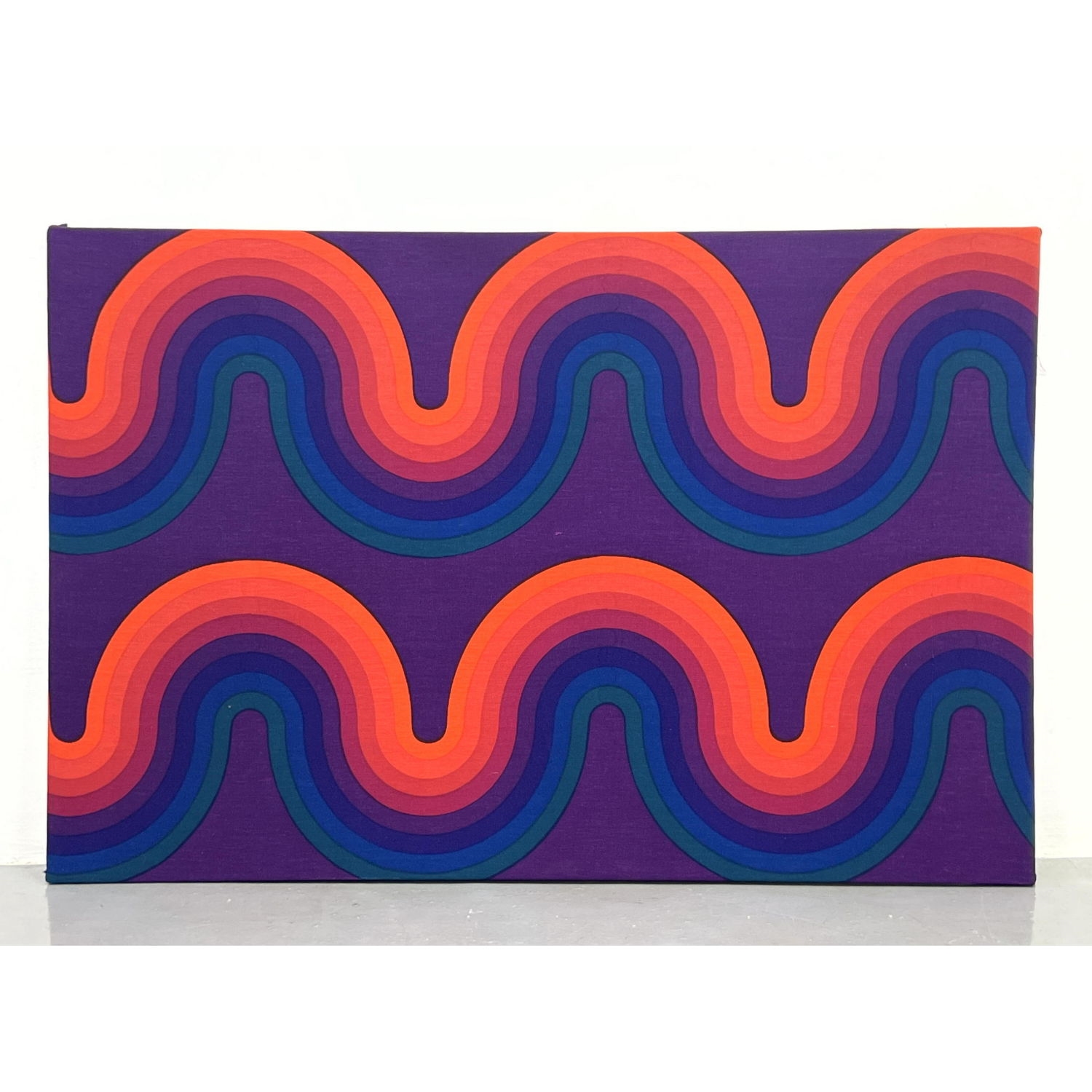 Verner Panton | Verner Panton for Mira-X 1970s fabric panel