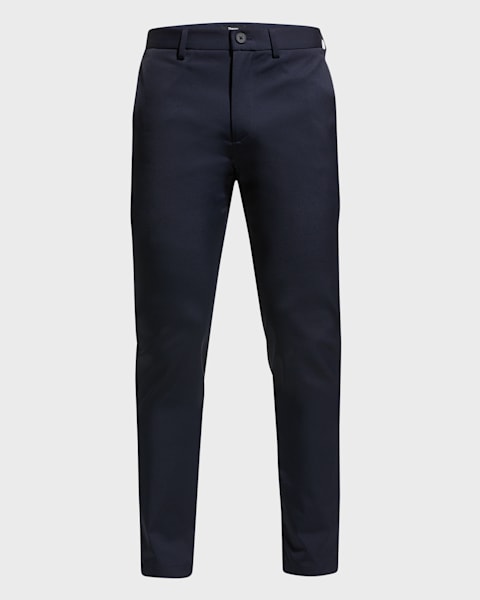 Theory Men's Zaine Precision Ponte Slim-Straight Chino-Style Pants