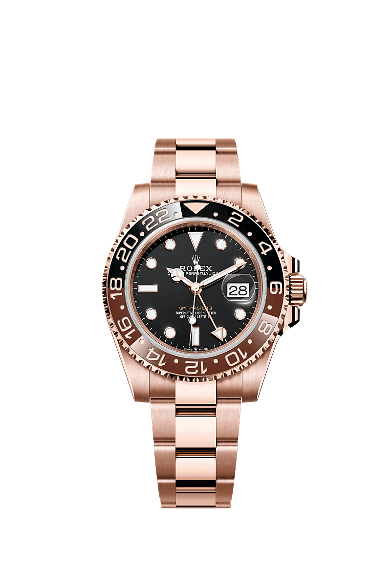 ロレックス GMTマスター Ⅱ ウォッチ：18 ct エバーローズゴールド