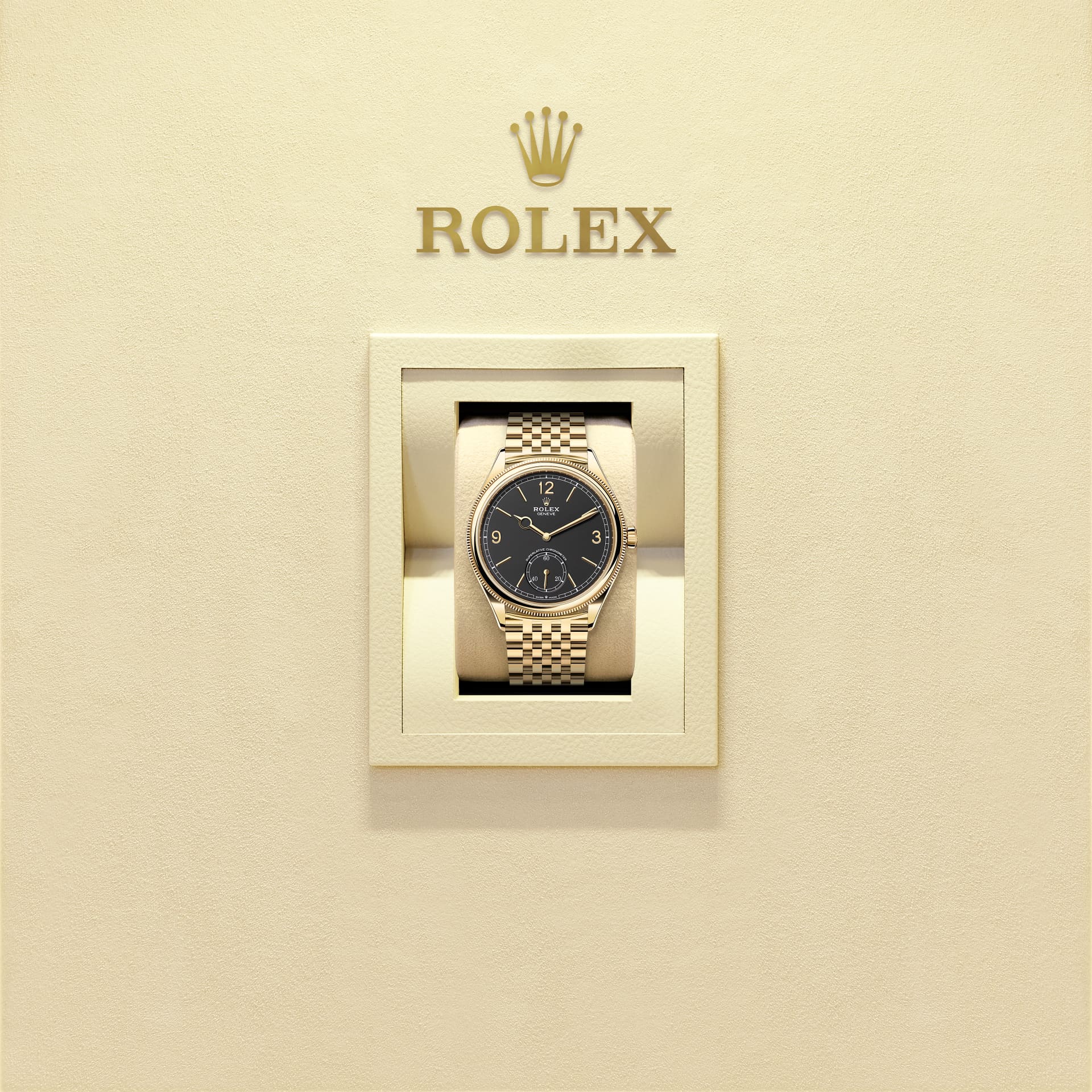 Rolex 1908 watch: 18 kt yellow gold - m52508-0007