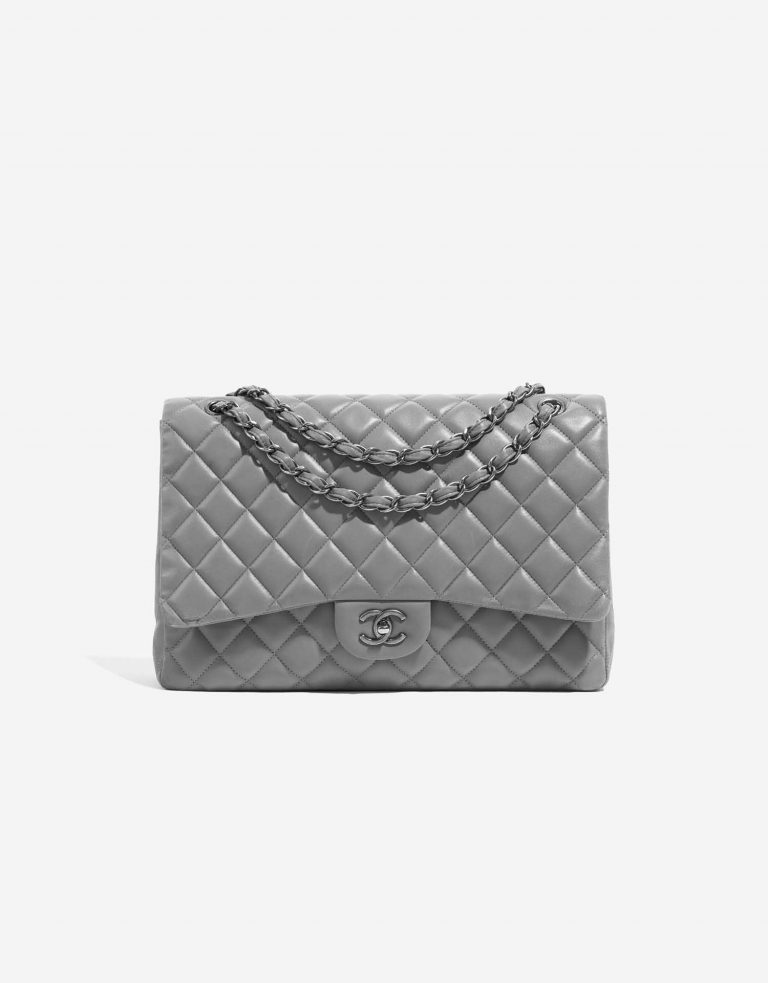 Chanel Timeless Maxi Lamb Grey | SACLÀB