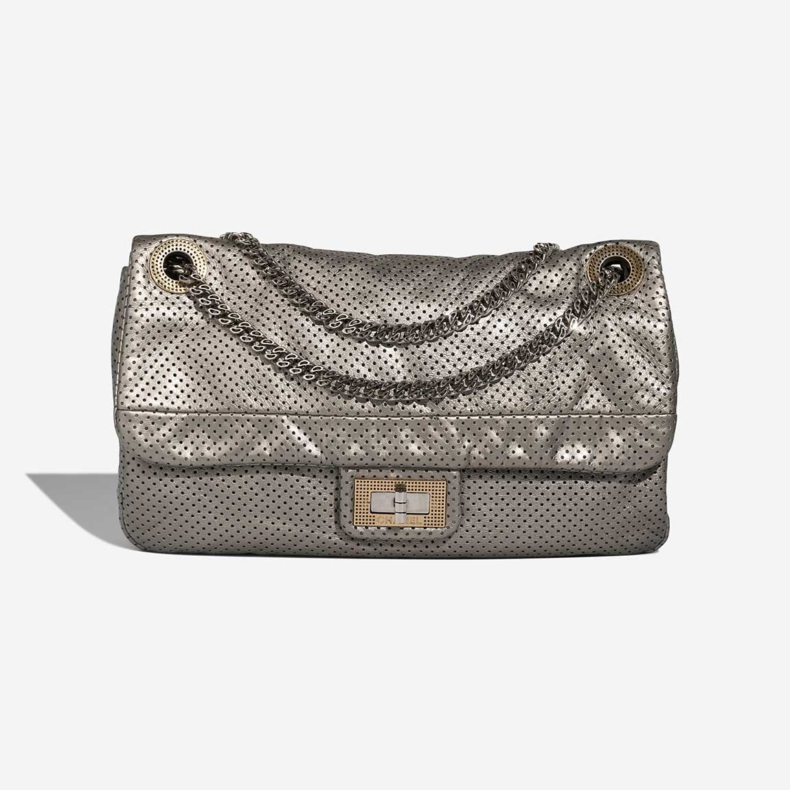 Chanel 2.55 Reissue 226 Lamb Silver | SACLÀB