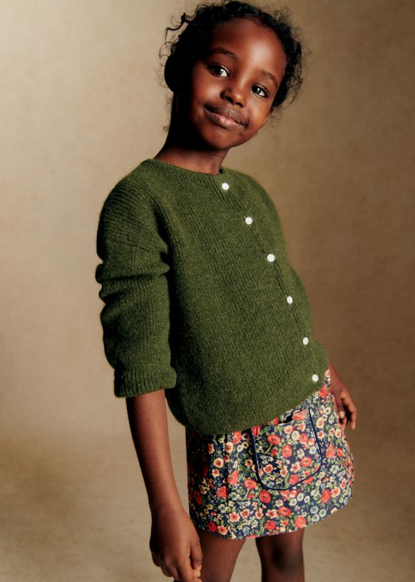 Gaspard Cardigan - Perfect Green - Super kid mohair - Octobre Éditions