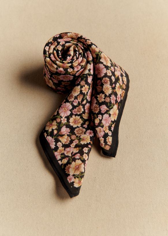 Cleopatra Scarf - Prisca print - Silk - Sézane