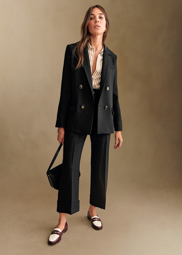 Christie Jacket - Black - Recycled polyester - Sézane