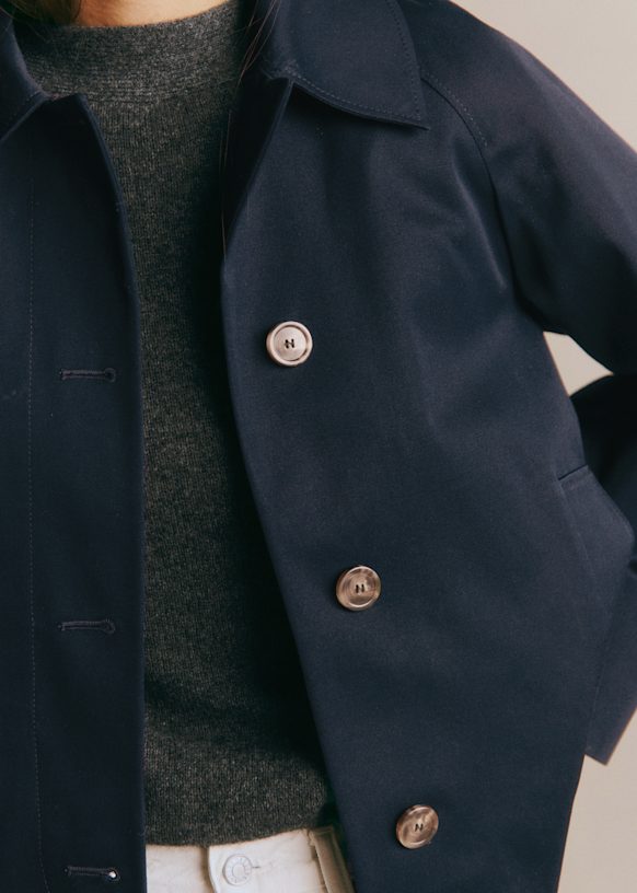 Bobby Jacket - Light Beige - Organic Cotton - Sézane
