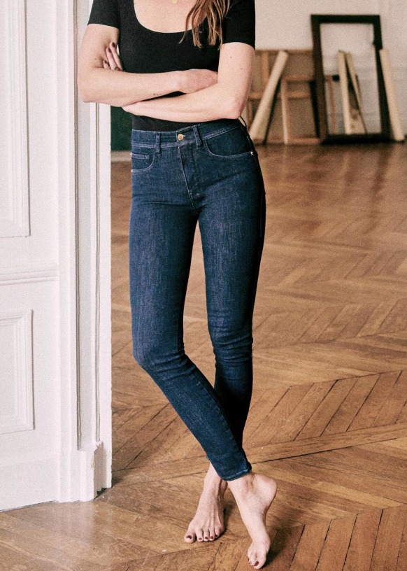 Le Slim Parfait - Deep Indigo - Organic Cotton - Sézane