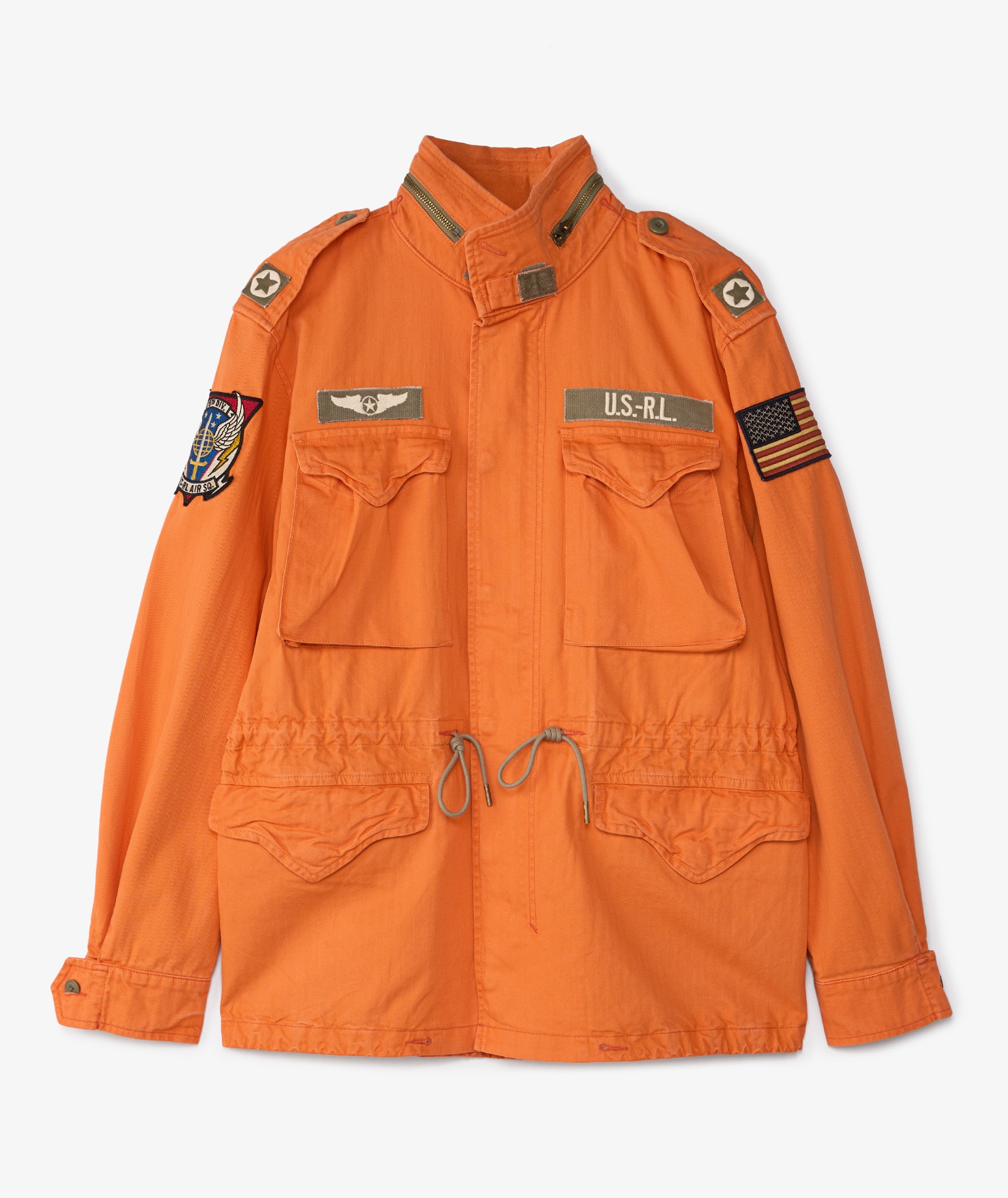 Polo Ralph Lauren The Iconic Field Jacket | Orange | SVD USA