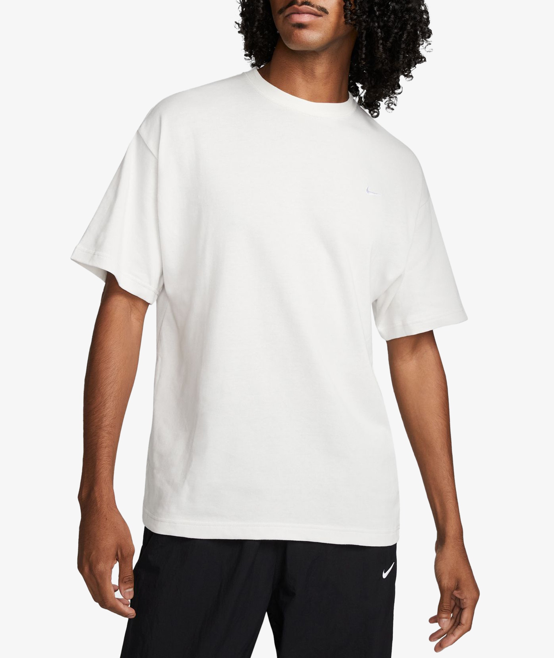 White Nike Solo Swoosh T-Shirt | SVD