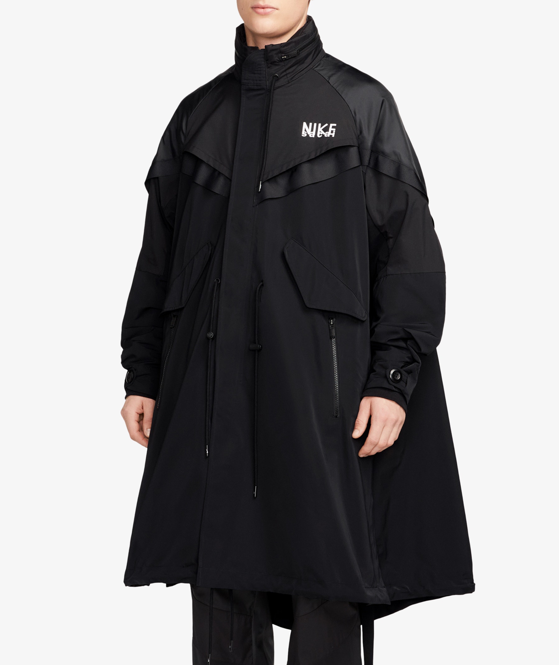 Nike SG Trench Jacket x Sacai in Black | SVD USA