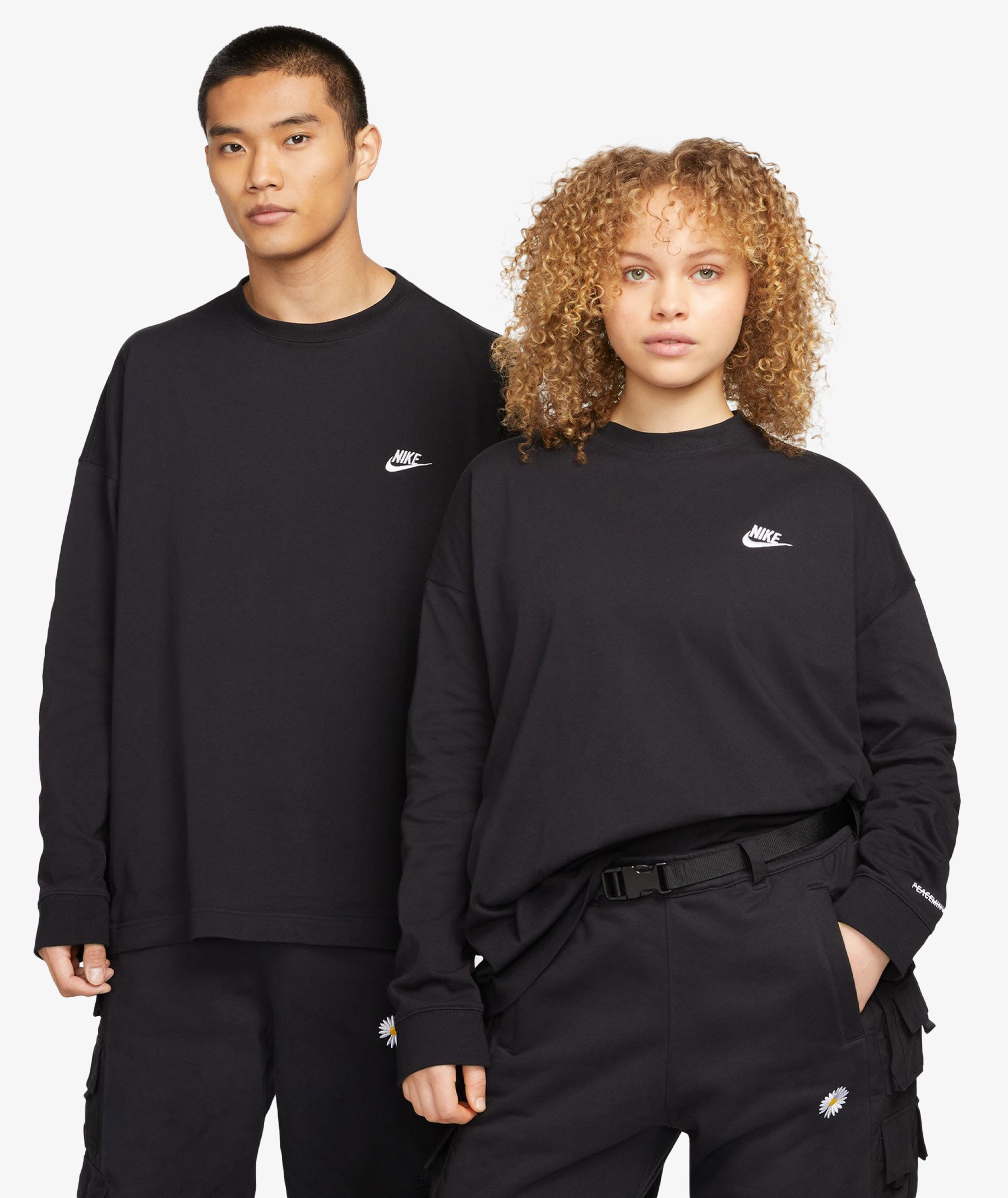 Nike Long Sleeve T-Shirt x PEACEMINUSONE G-Dragon in Black | SVD USA
