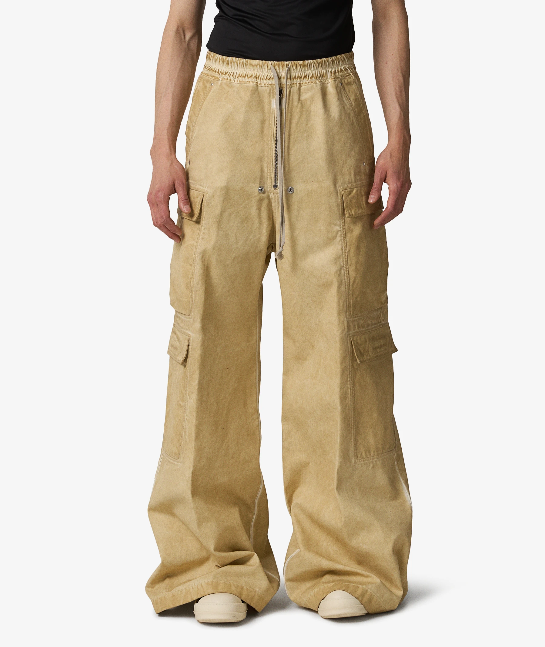 Rick Owens DRKSHDW Double Cargo Jumbo Belas Pants in Light Brown