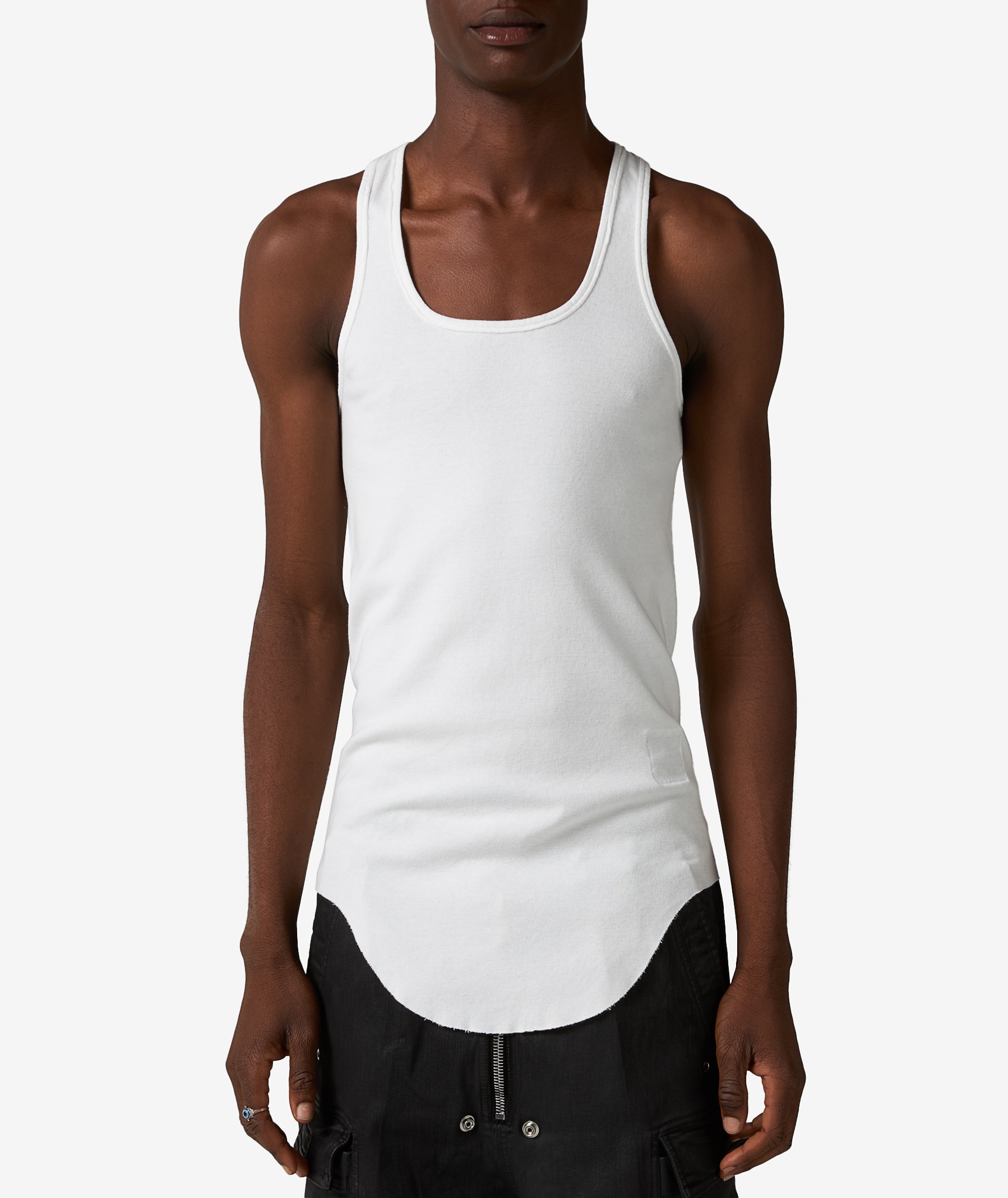 Rick Owens DRKSHDW Drk Tank Top in White | SVD USA