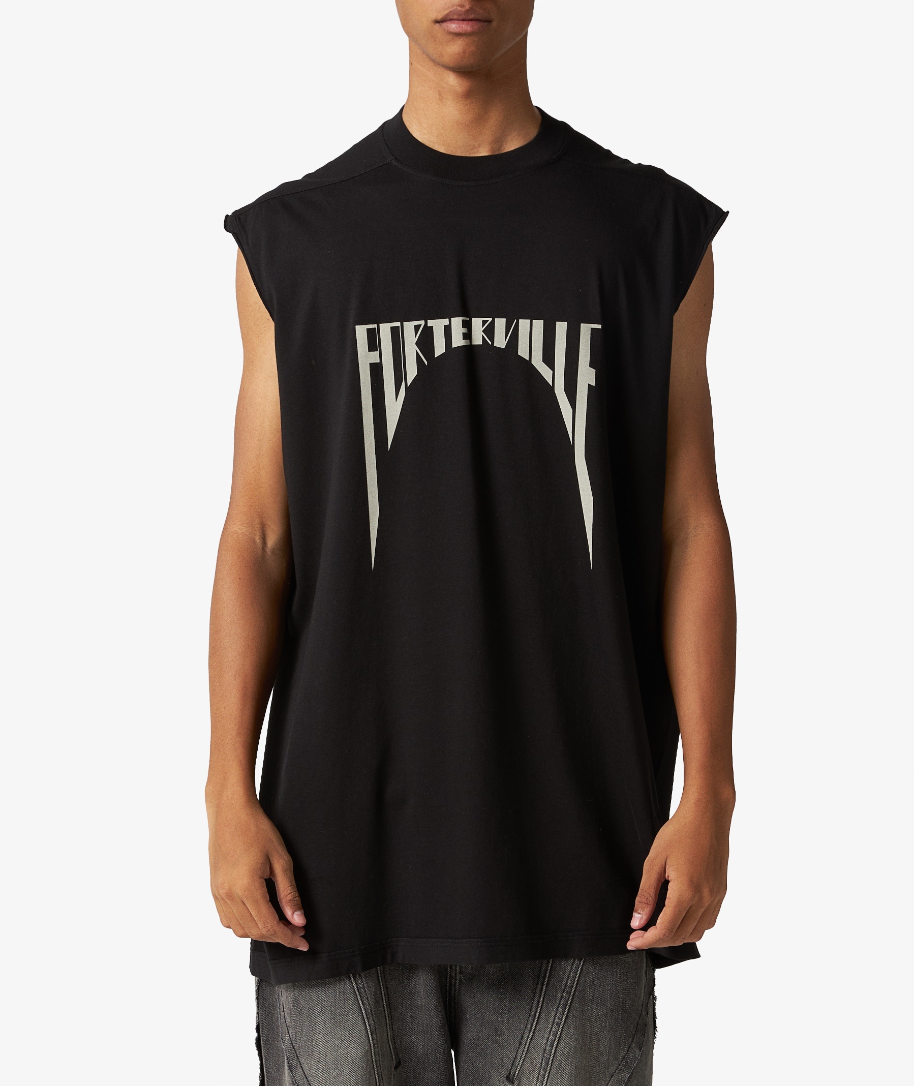 Rick Owens DRKSHDW Porterville Tank Top in Black | SVD