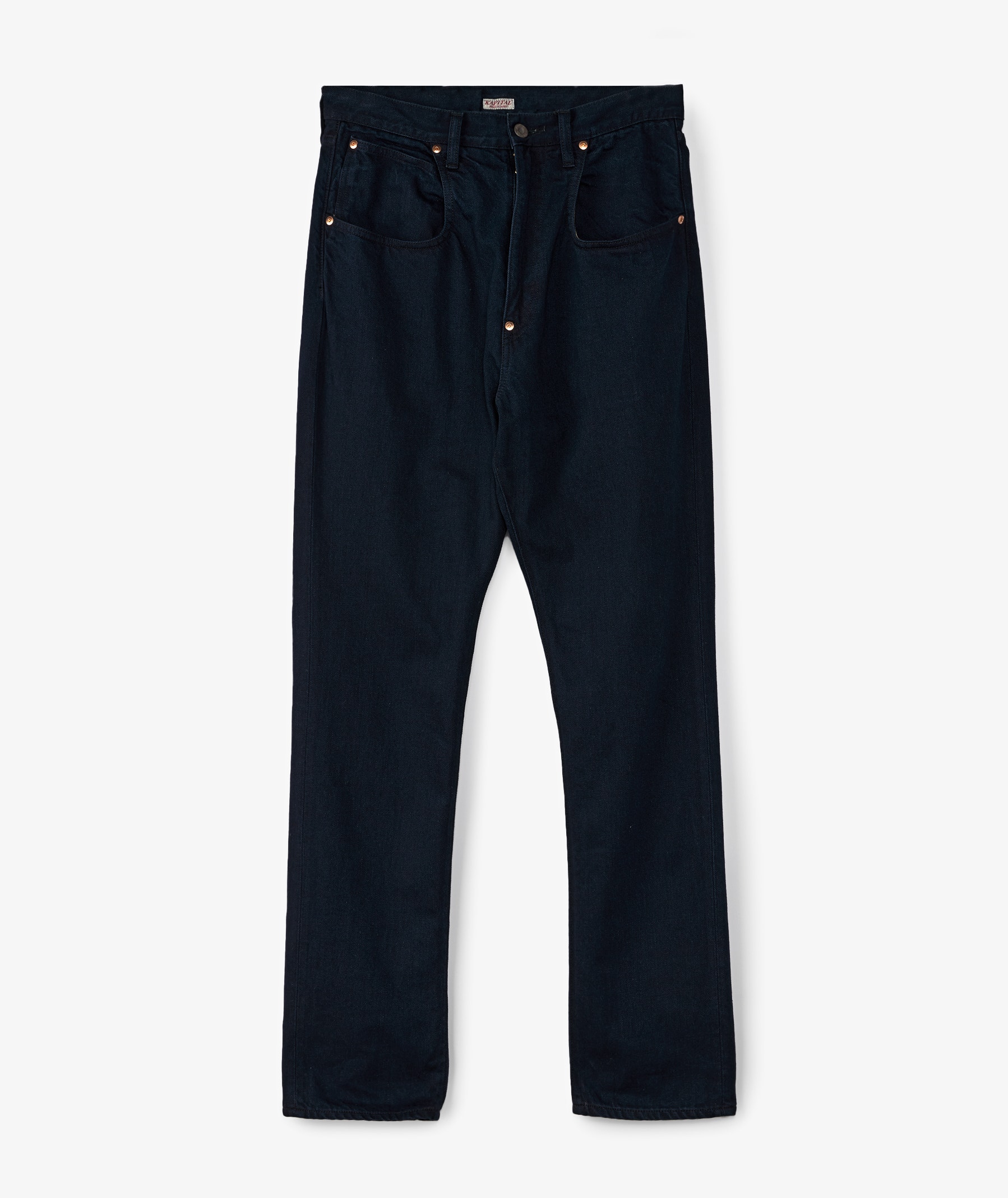 KAPITAL 14oz Denim Ringoman Pants in Blue | SVD USA