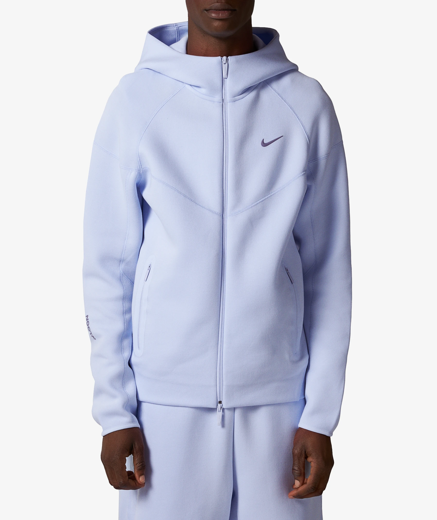Nike NOCTA Tech Fleece Zip Hoodie x Drake in Pastel Lilac | SVD USA