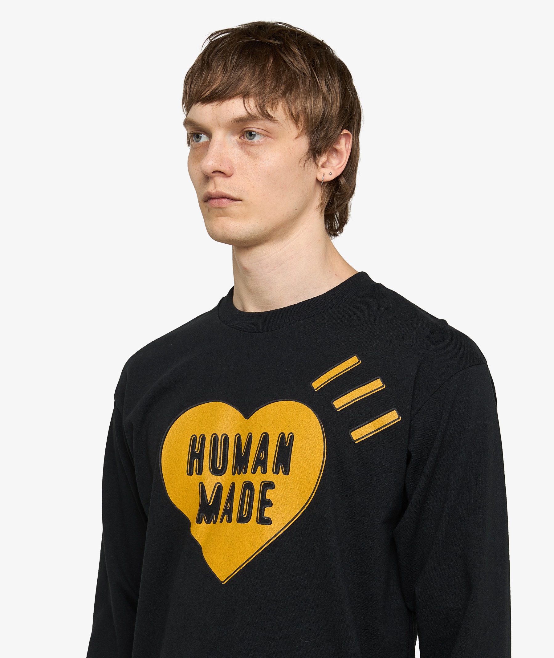 HUMAN MADE 5 Graphic Long Sleeve T-Shirt | HM30CS044-BLACK | SVD USA