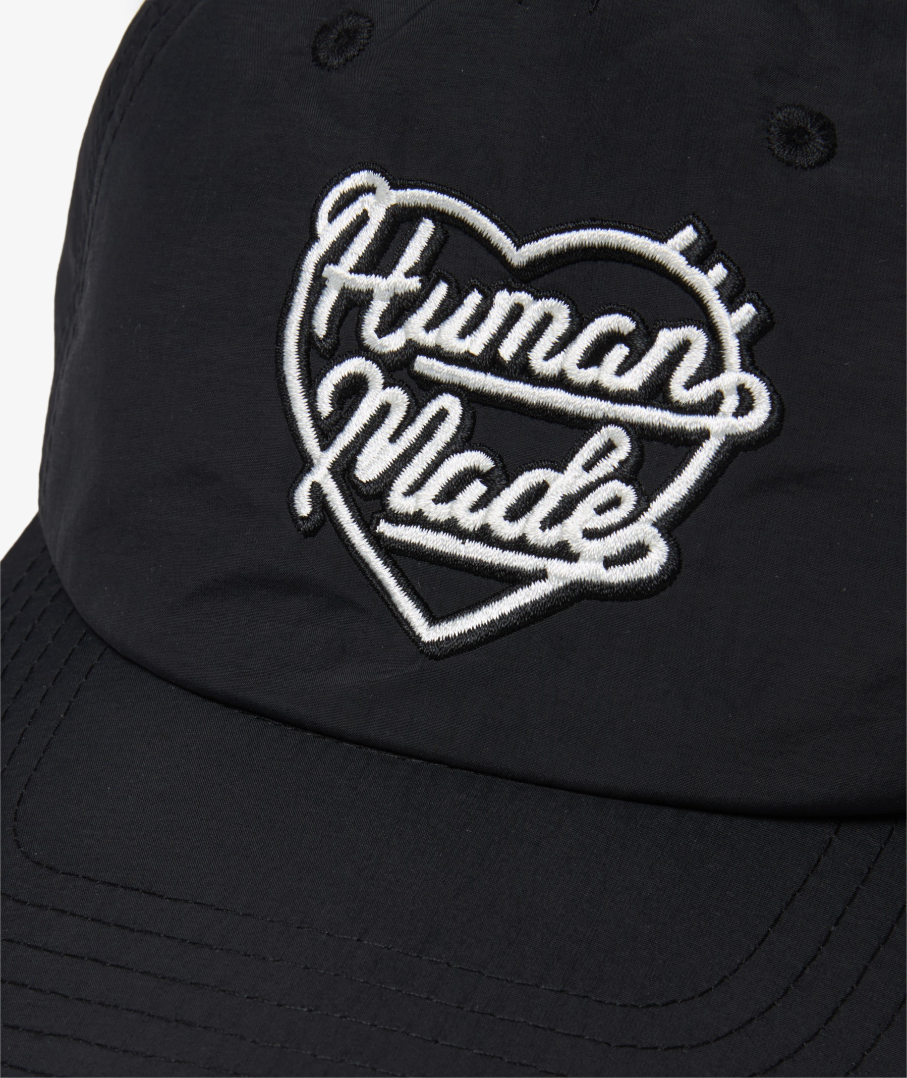 HUMAN MADE 6 Panel Nylon Cap | HM29GD047-BLACK | SVD USA