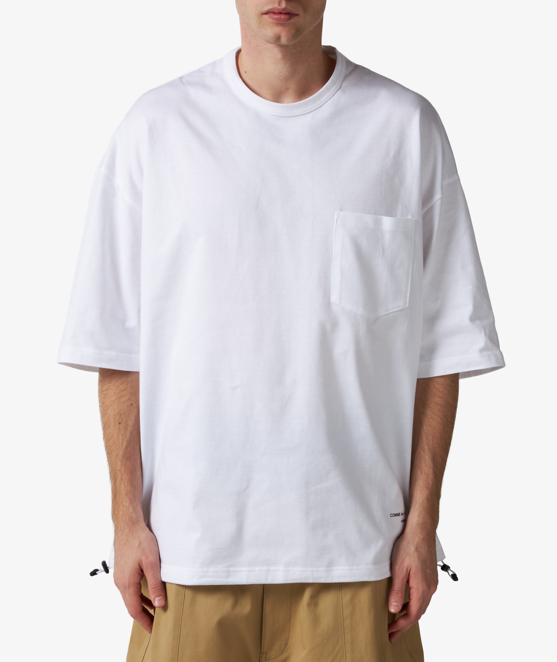 Comme des Garçons Homme Heavyweight Drawcord Pocket T-Shirt in