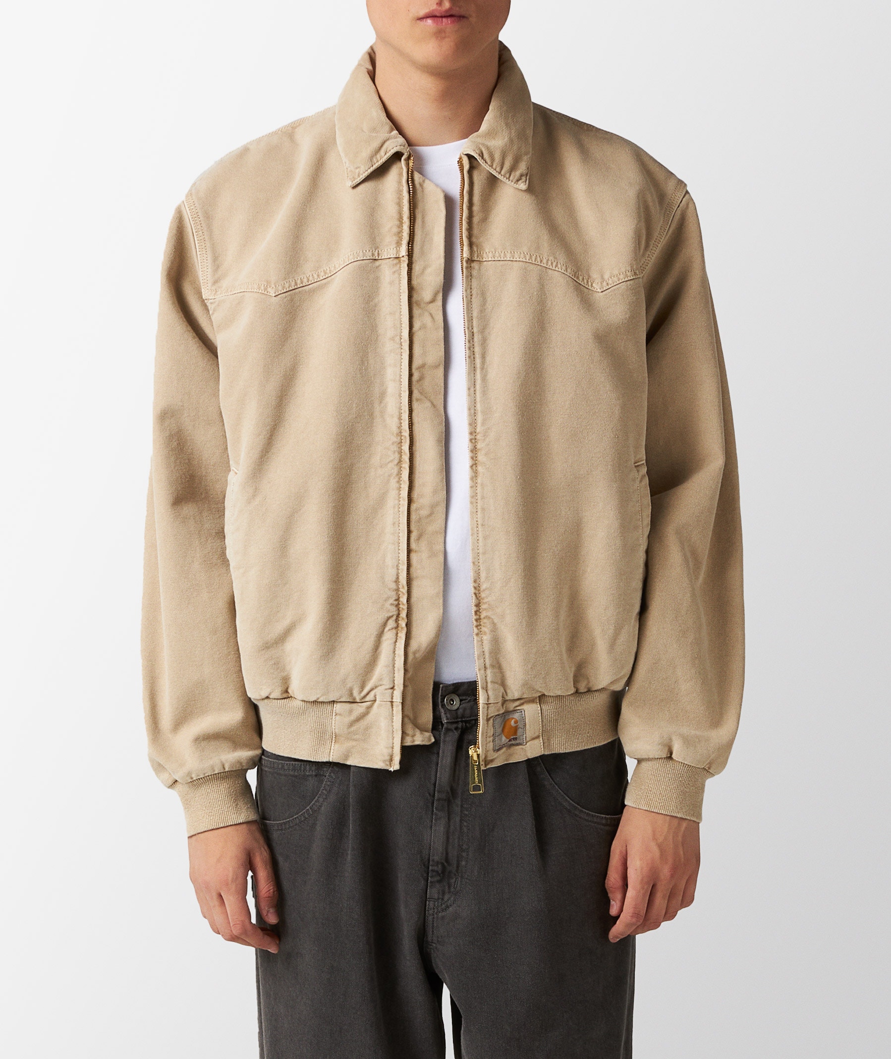 Beige Carhartt WIP OG Santa Fe Jacket | SVD