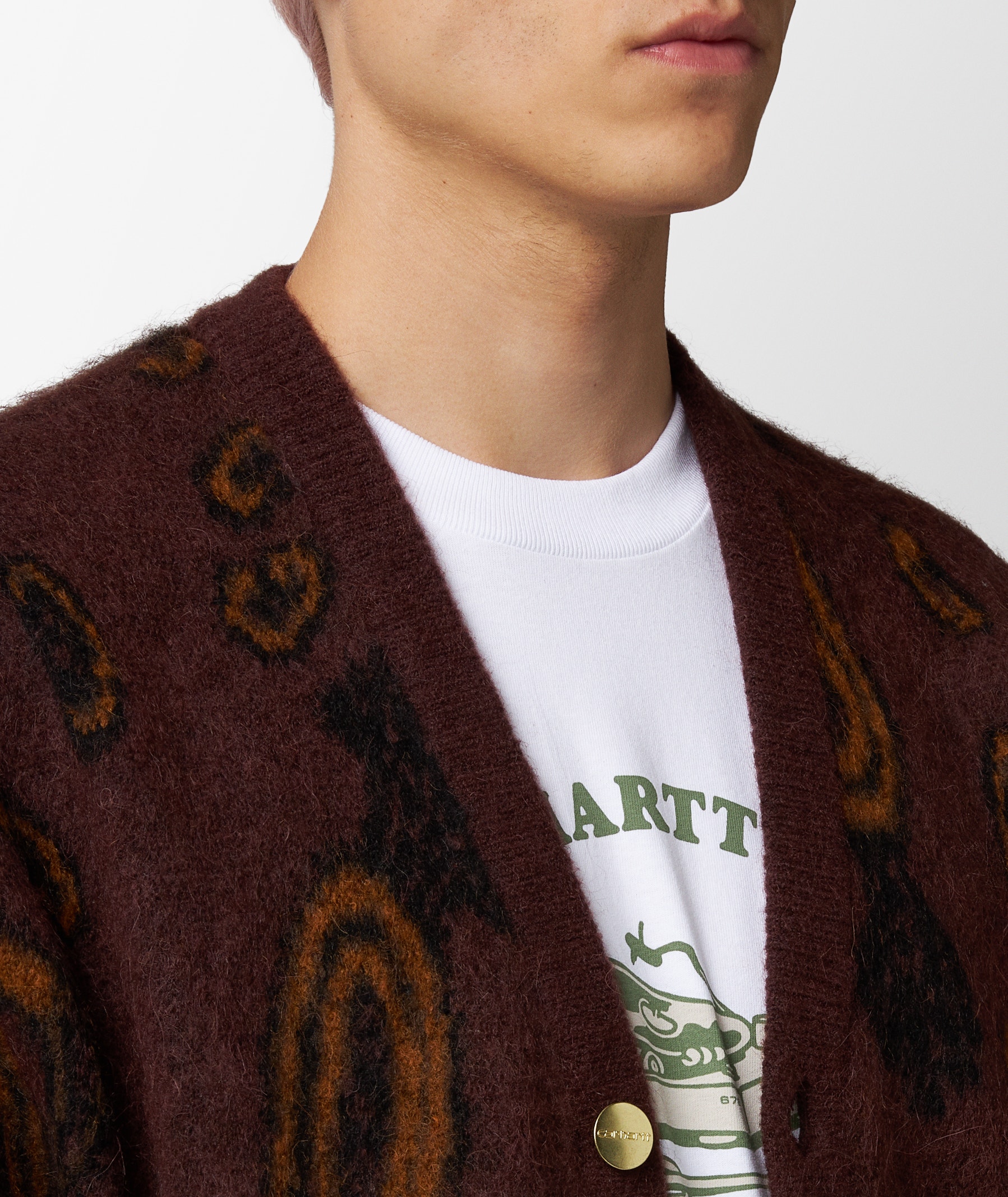 Brown Carhartt WIP Medford Cardigan | SVD