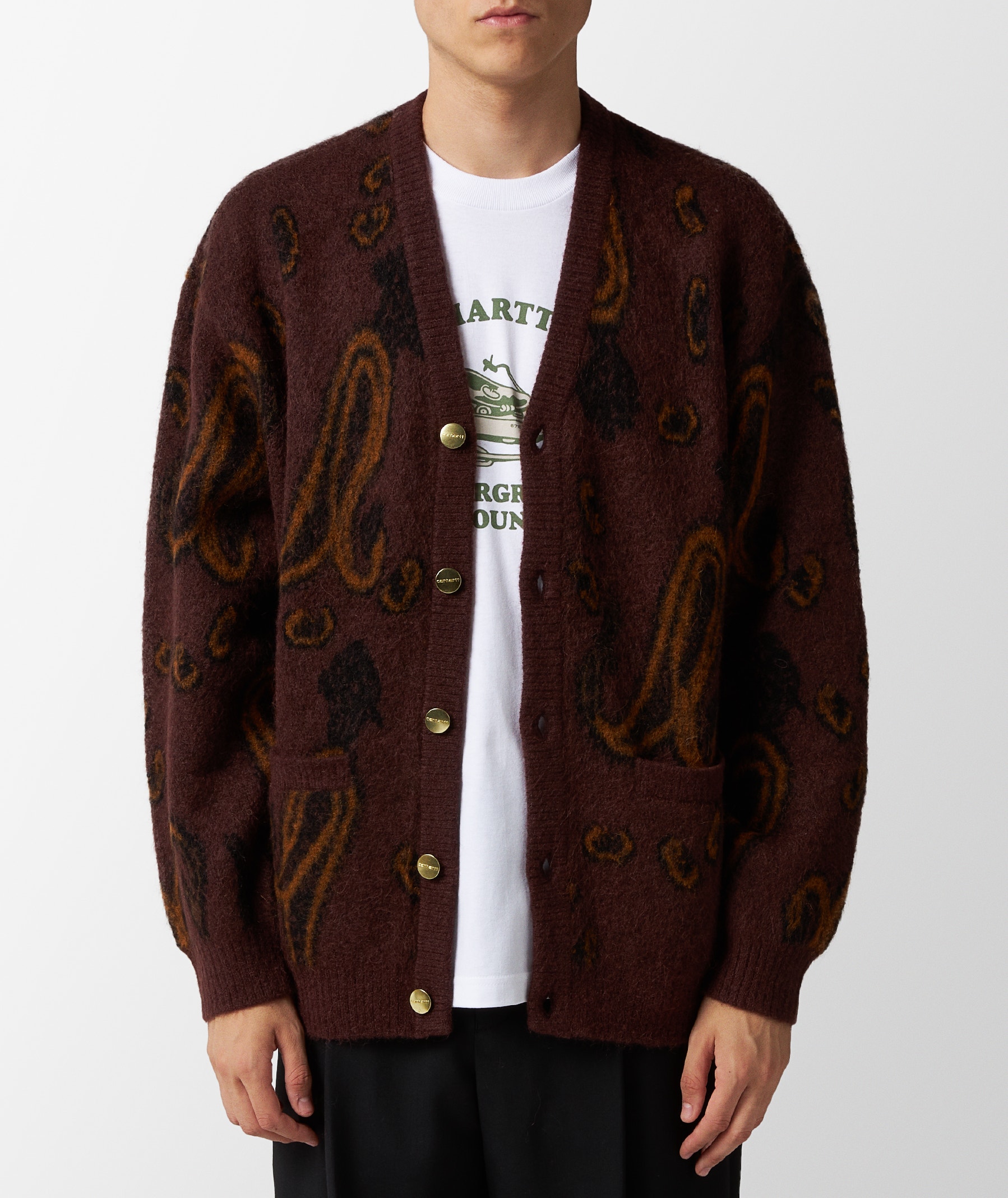 Brown Carhartt WIP Medford Cardigan | SVD