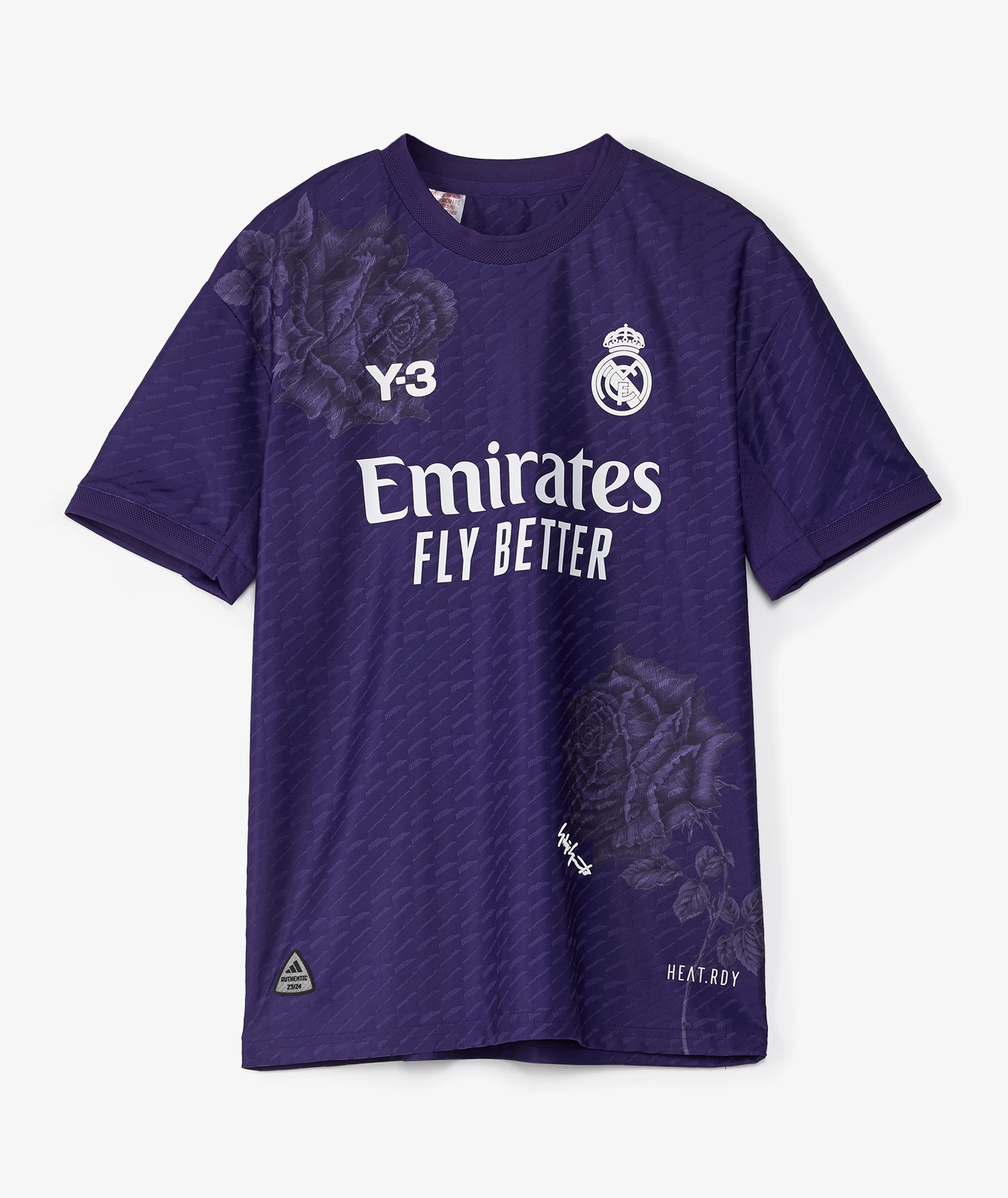 adidas Y-3 Kid's Real Madrid 23/24 Fourth Authentic Jersey in