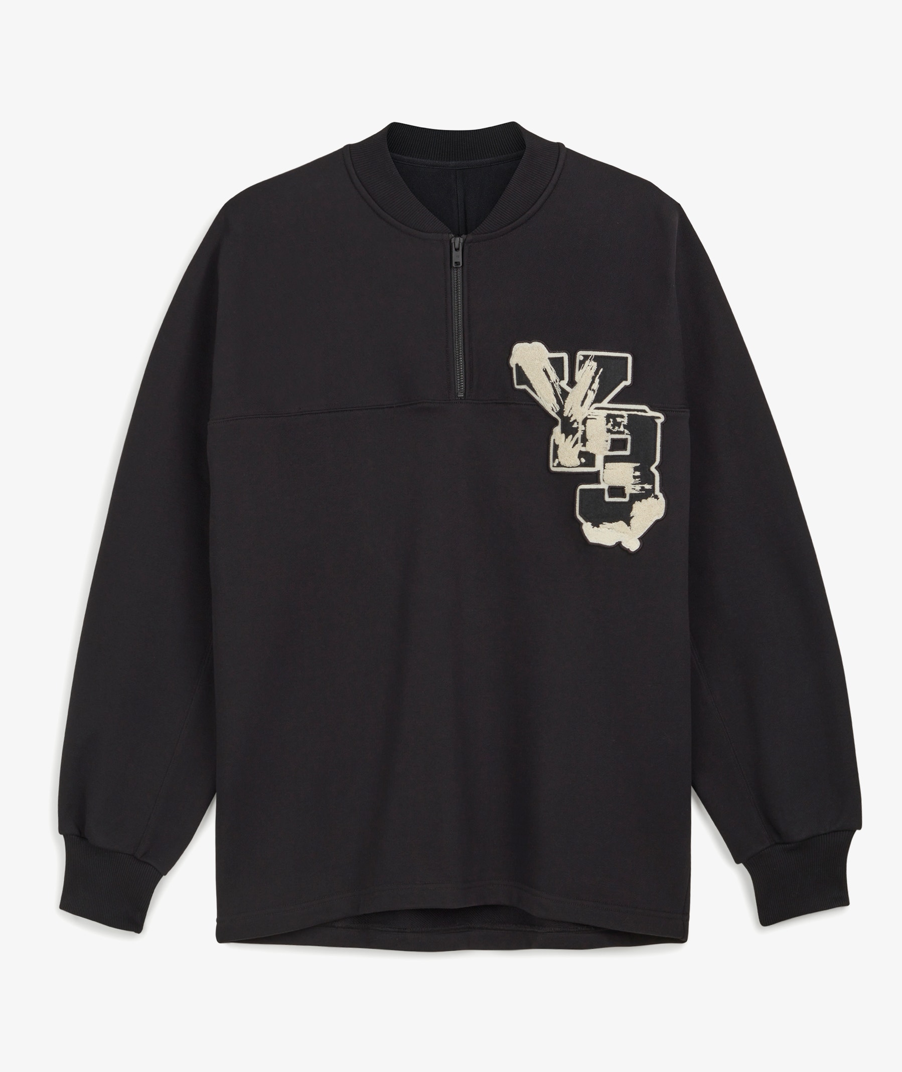 Black adidas Y-3 Graphic French Terry Sweatshirt | SVD