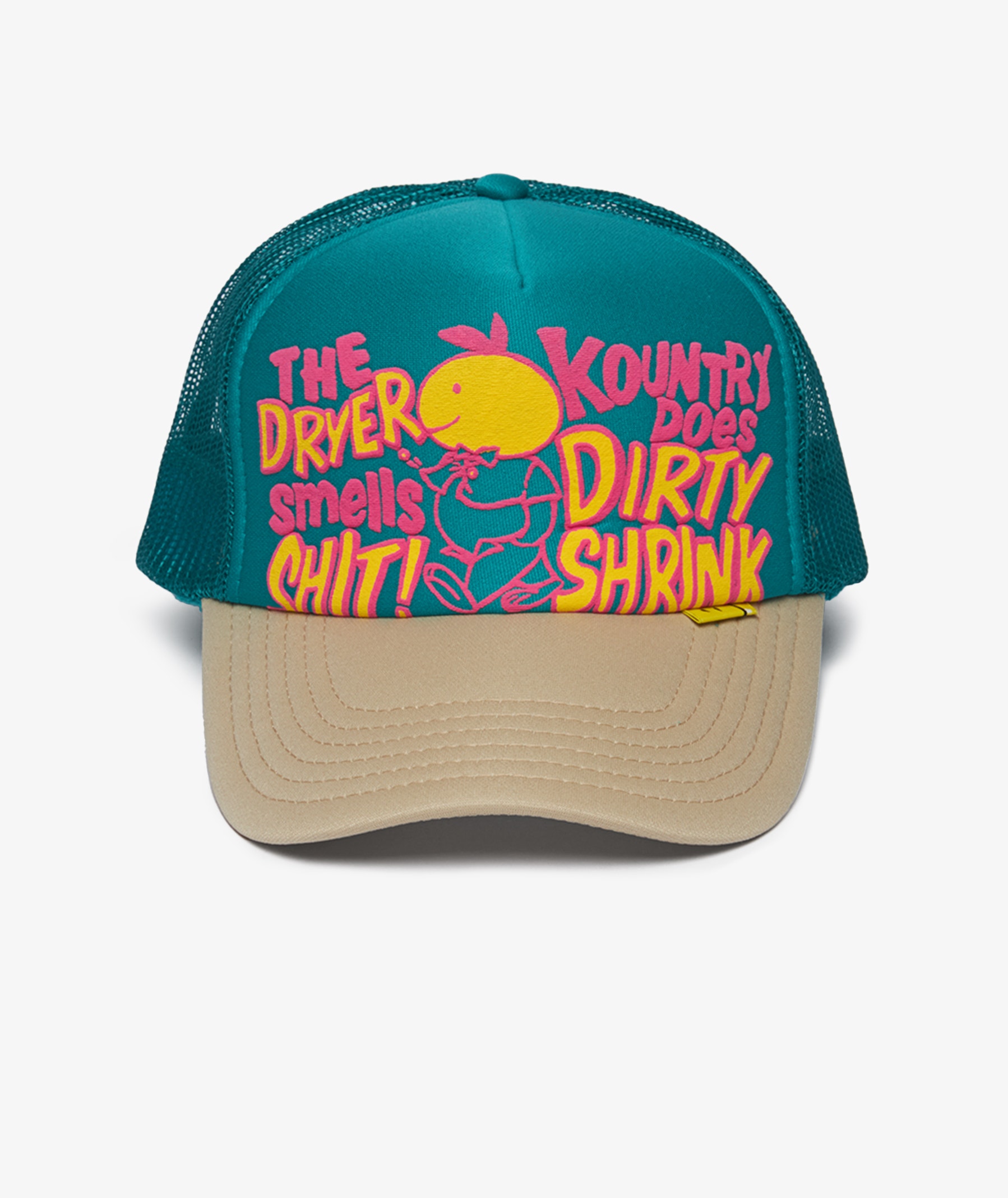 KAPITAL Kountry Dirty Shrink Truck Cap in Blue | SVD USA
