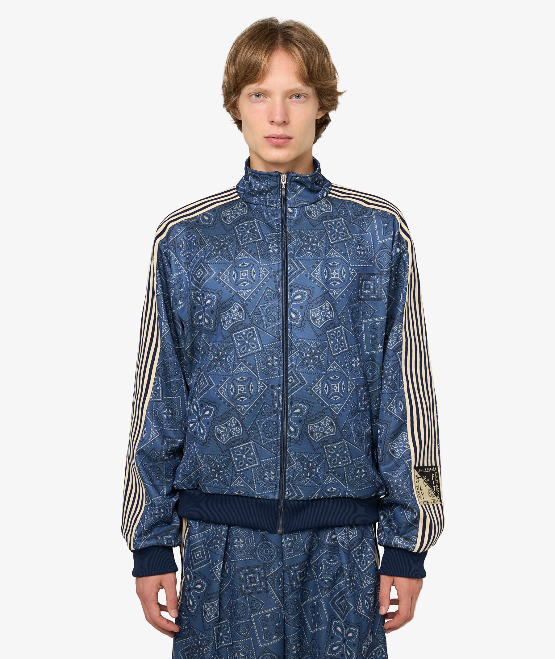 adidas Knit Track Jacket x Willy Chavarria | Dark Marine | SVD USA