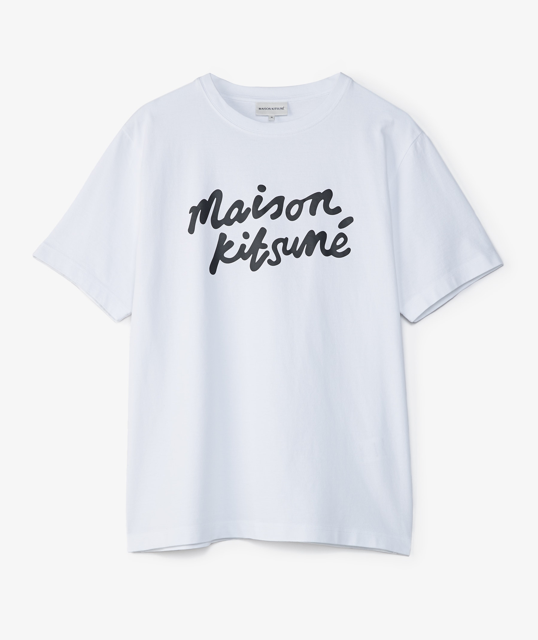 MAISON KITSUNÉ Handwriting Comfort T-Shirt in White | SVD USA