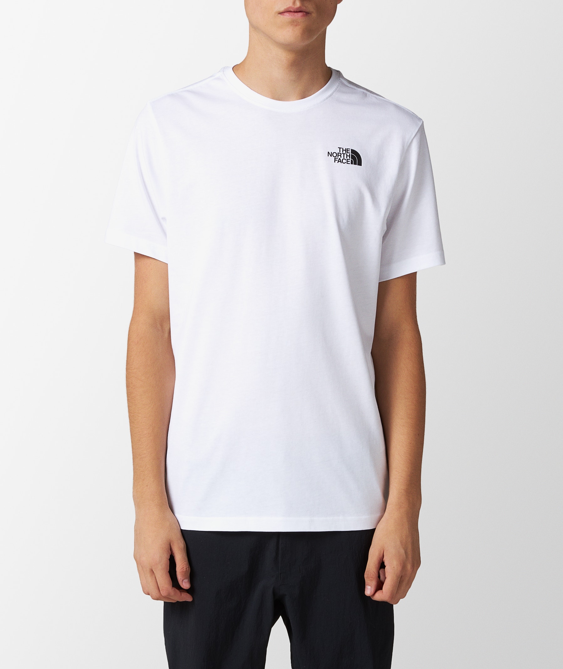 White The North Face Mountain Outline T-Shirt | SVD