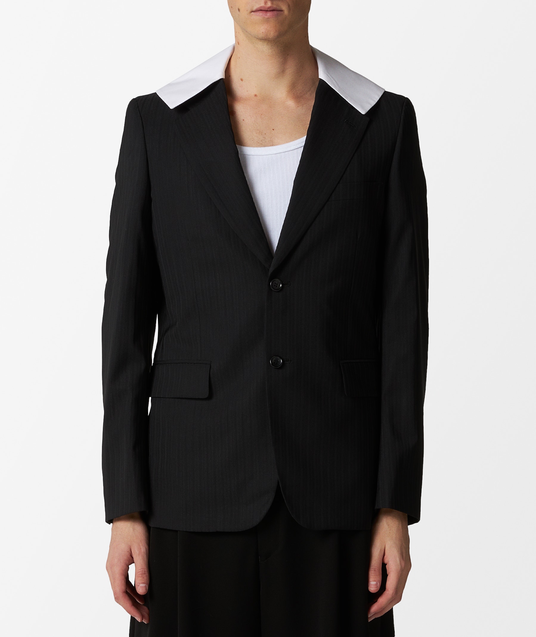 Comme des Garçons Homme Plus Blazer Jacket in Black | SVD UK