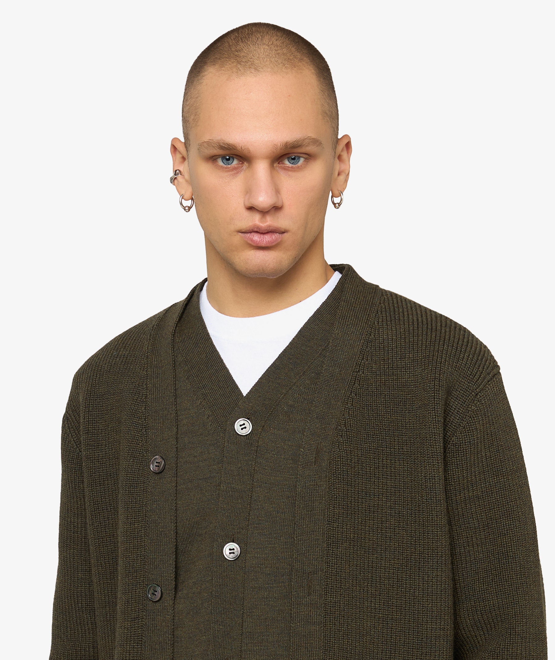 Comme des Garçons Homme Plus Cardigan | Khaki | SVD USA