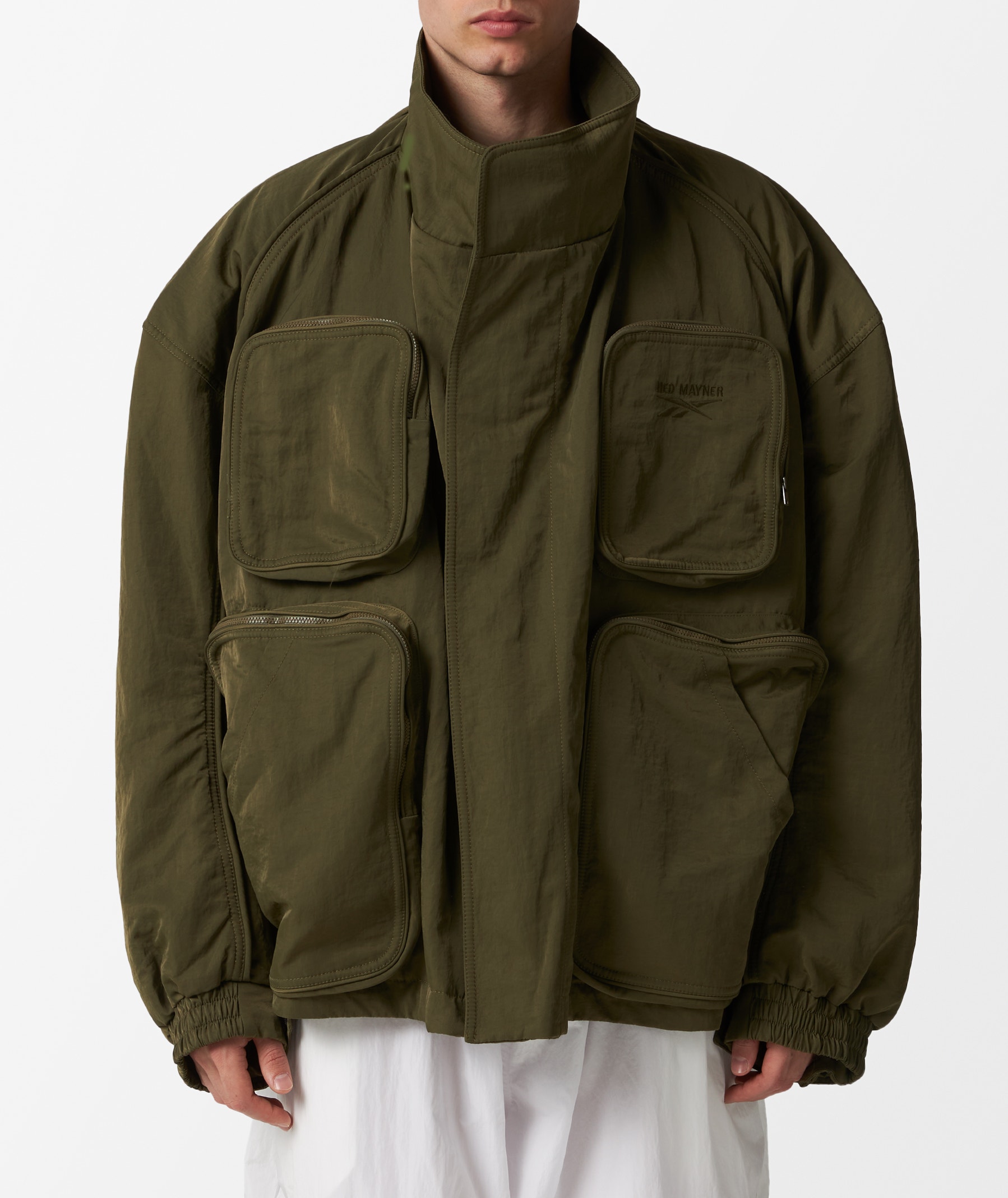 Reebok Parka Army Jacket x Hed Mayner in Green | SVD USA