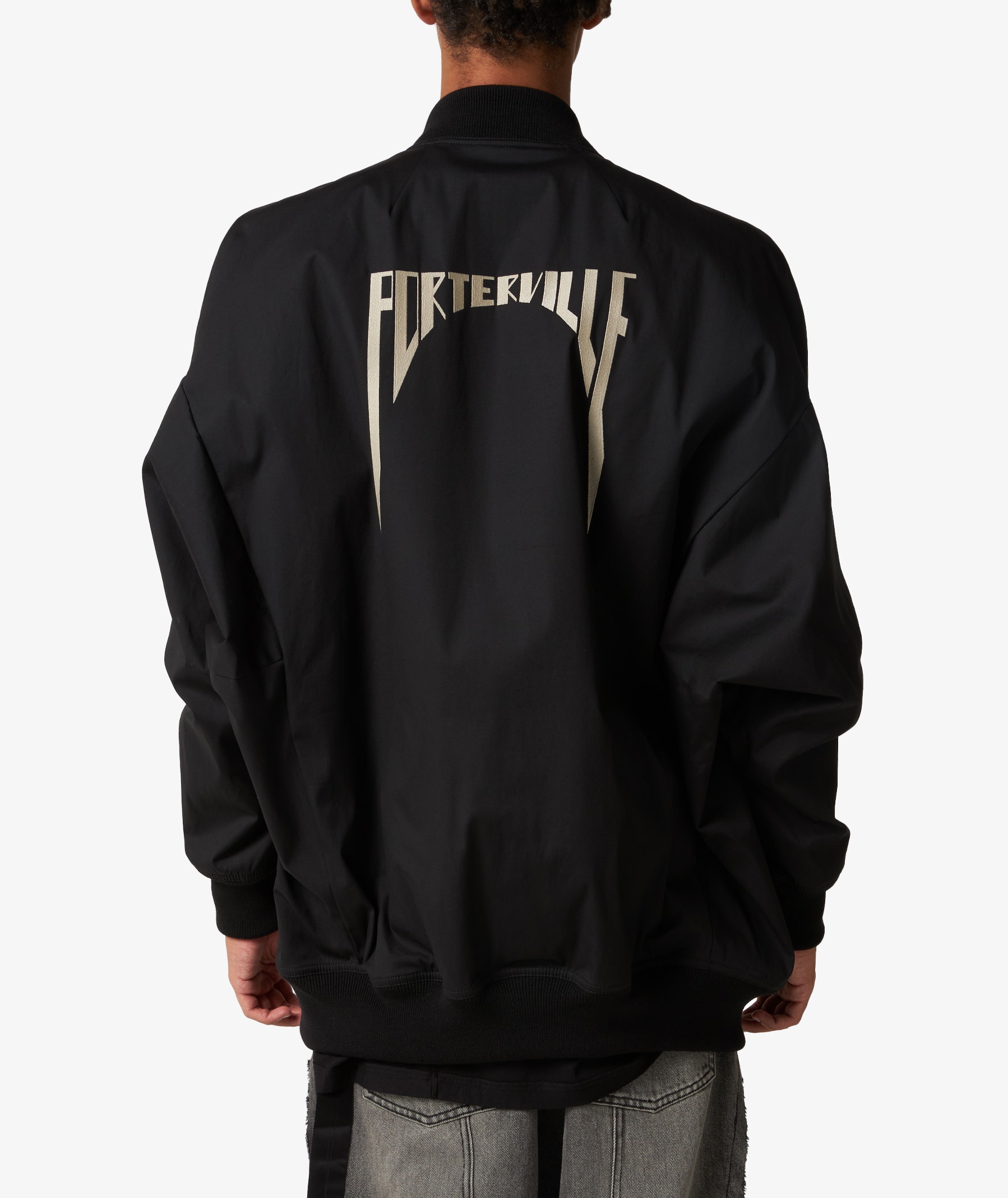 Rick Owens Jumbo Peter Flight Bomber Jacket in Black | SVD