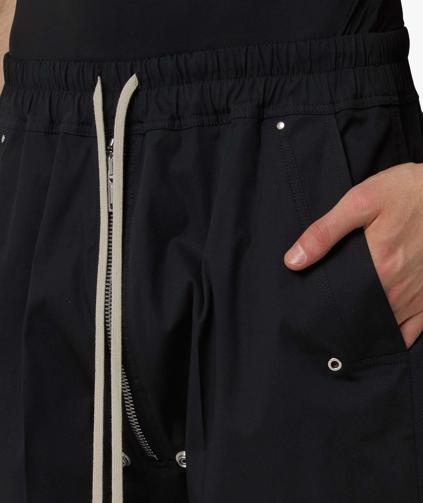 Rick Owens Bela Pods Shorts in Black | SVD USA
