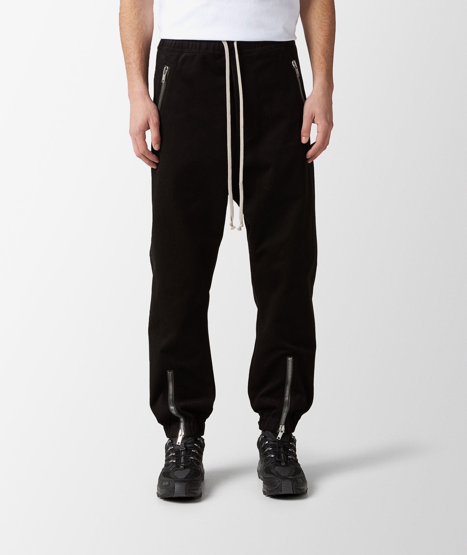Black Rick Owens Tecuatl Track Pants | SVD