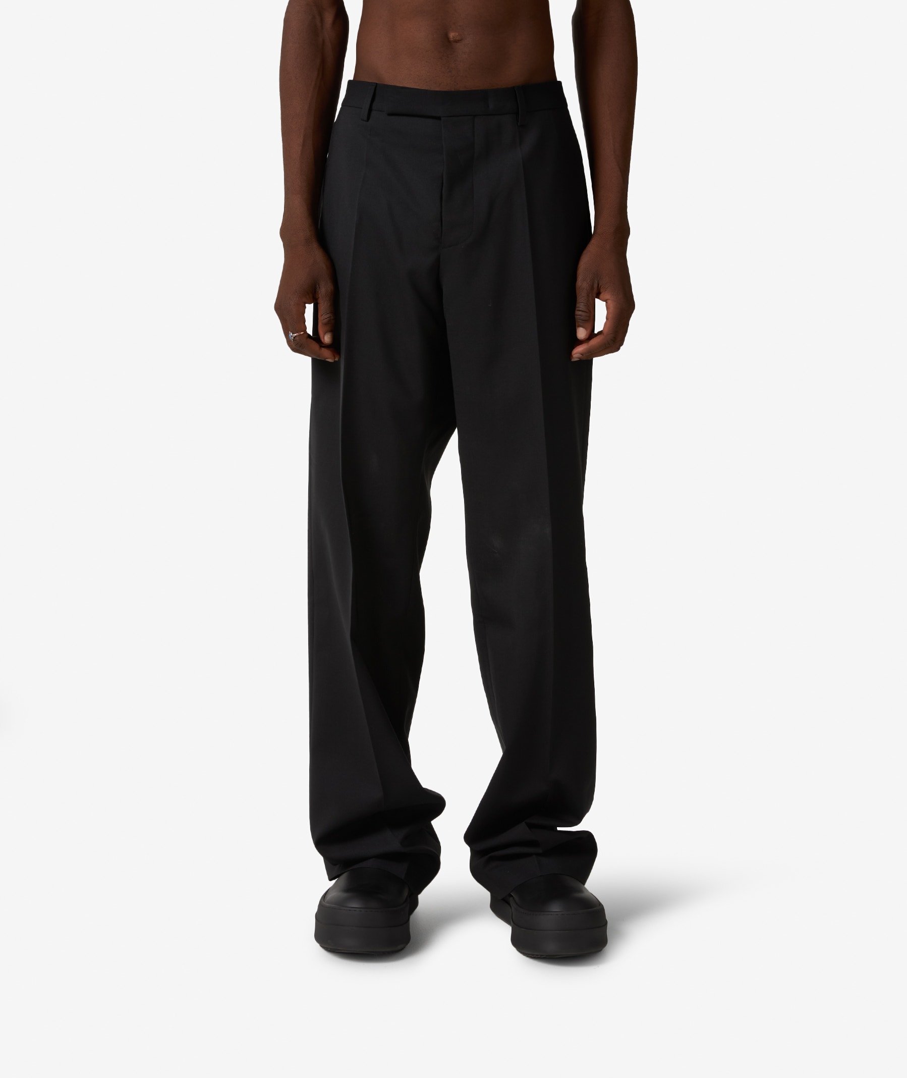 Rick Owens Tailored Dietrich Pants in Black | SVD USA