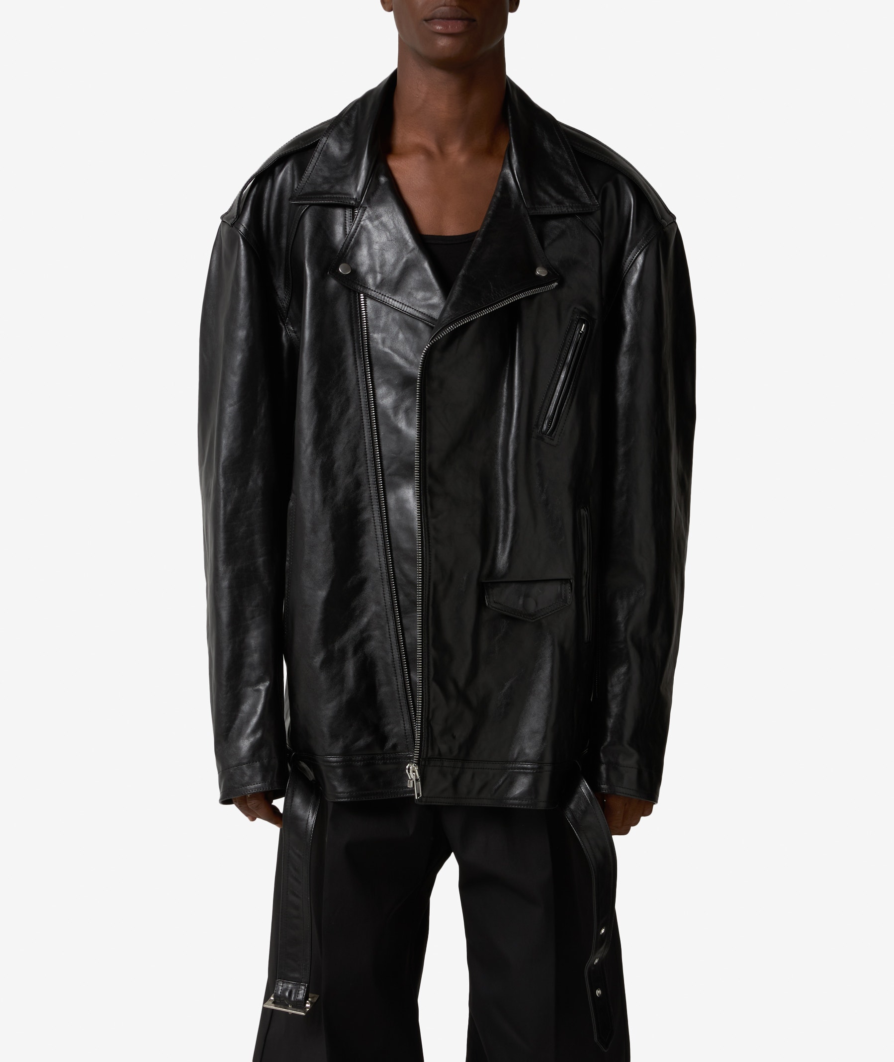 Rick Owens Jumbo Luke Stooges Jacket in black | SVD USA