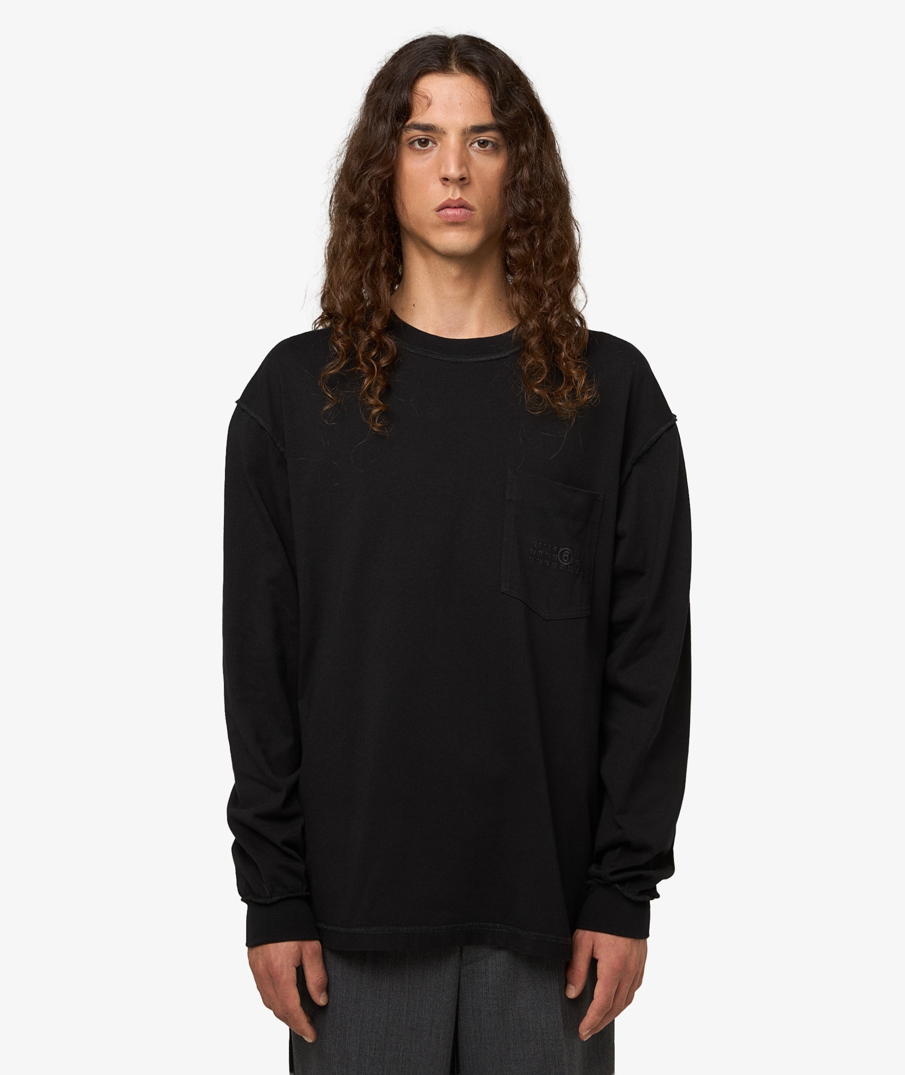 MAISON MARGIELA Long Sleeve T-Shirt | Black | SVD