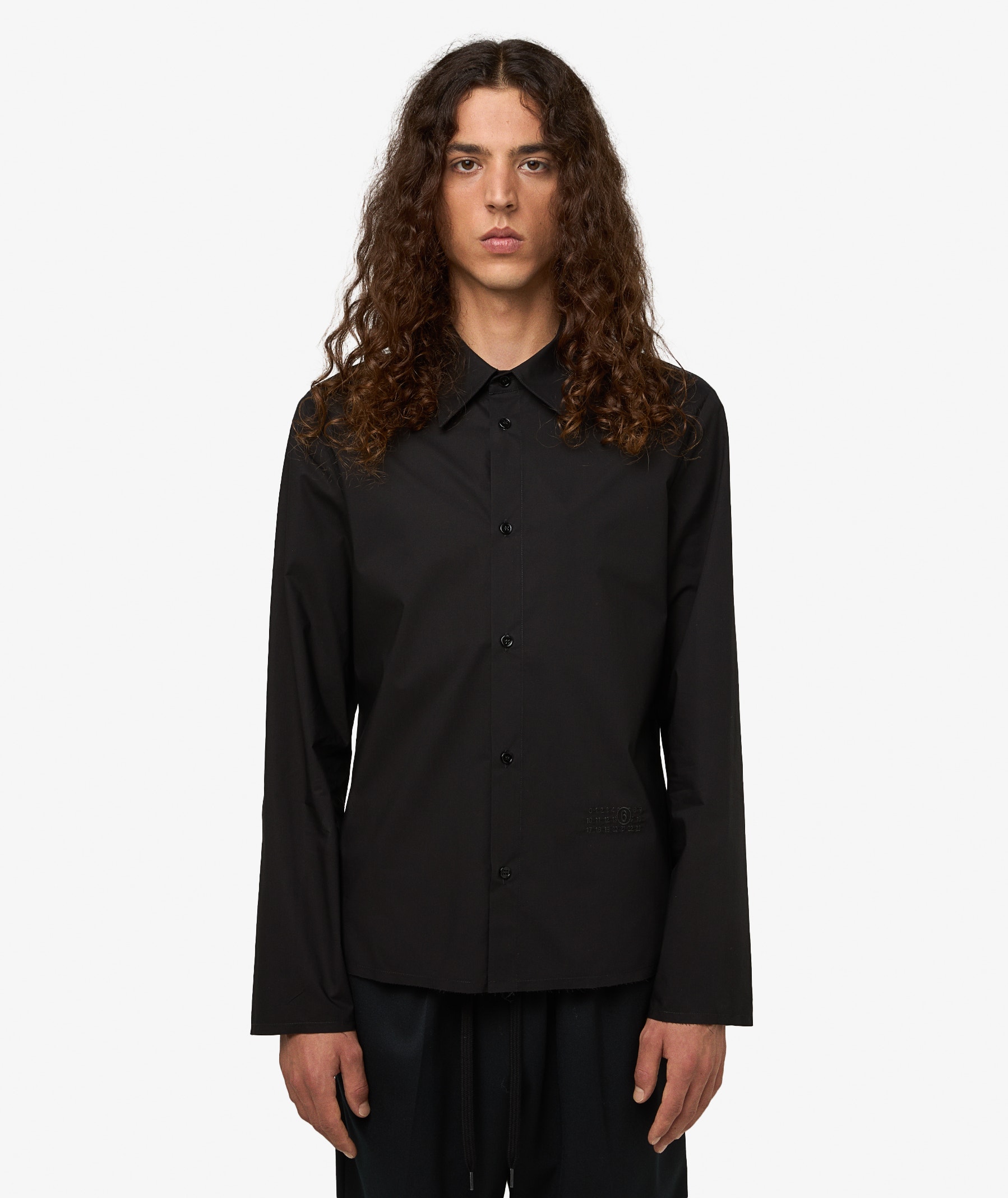 MAISON MARGIELA Long Sleeve Shirt | Black | SVD USA