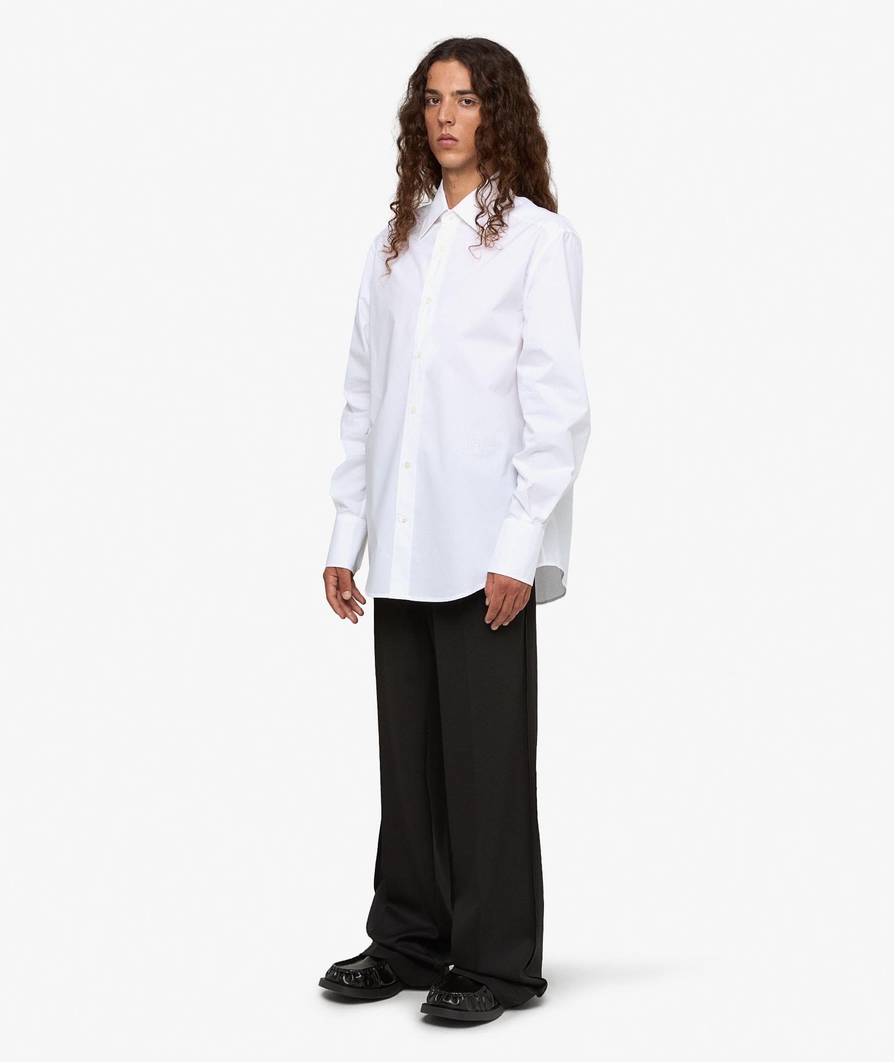 MAISON MARGIELA Long Sleeve Shirt | SH2DT0037-M35256-100 | SVD USA